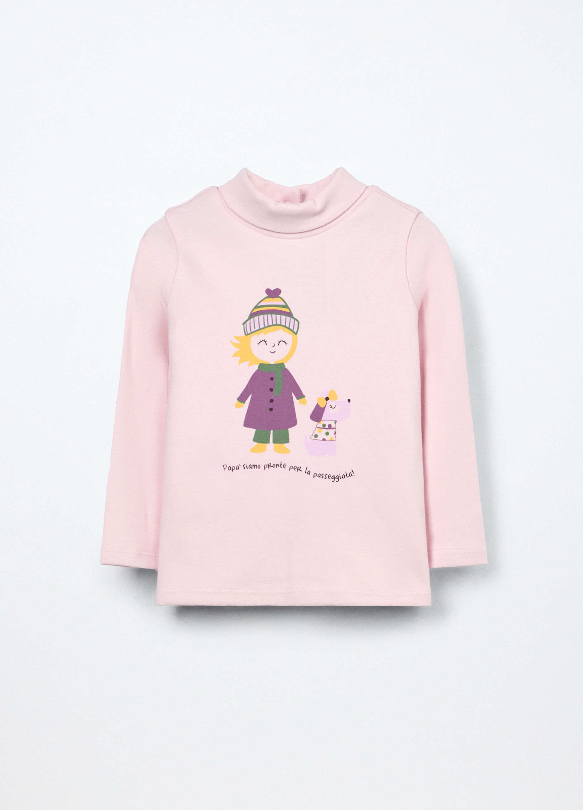 Lupetto in interlock di puro cotone neonata_0