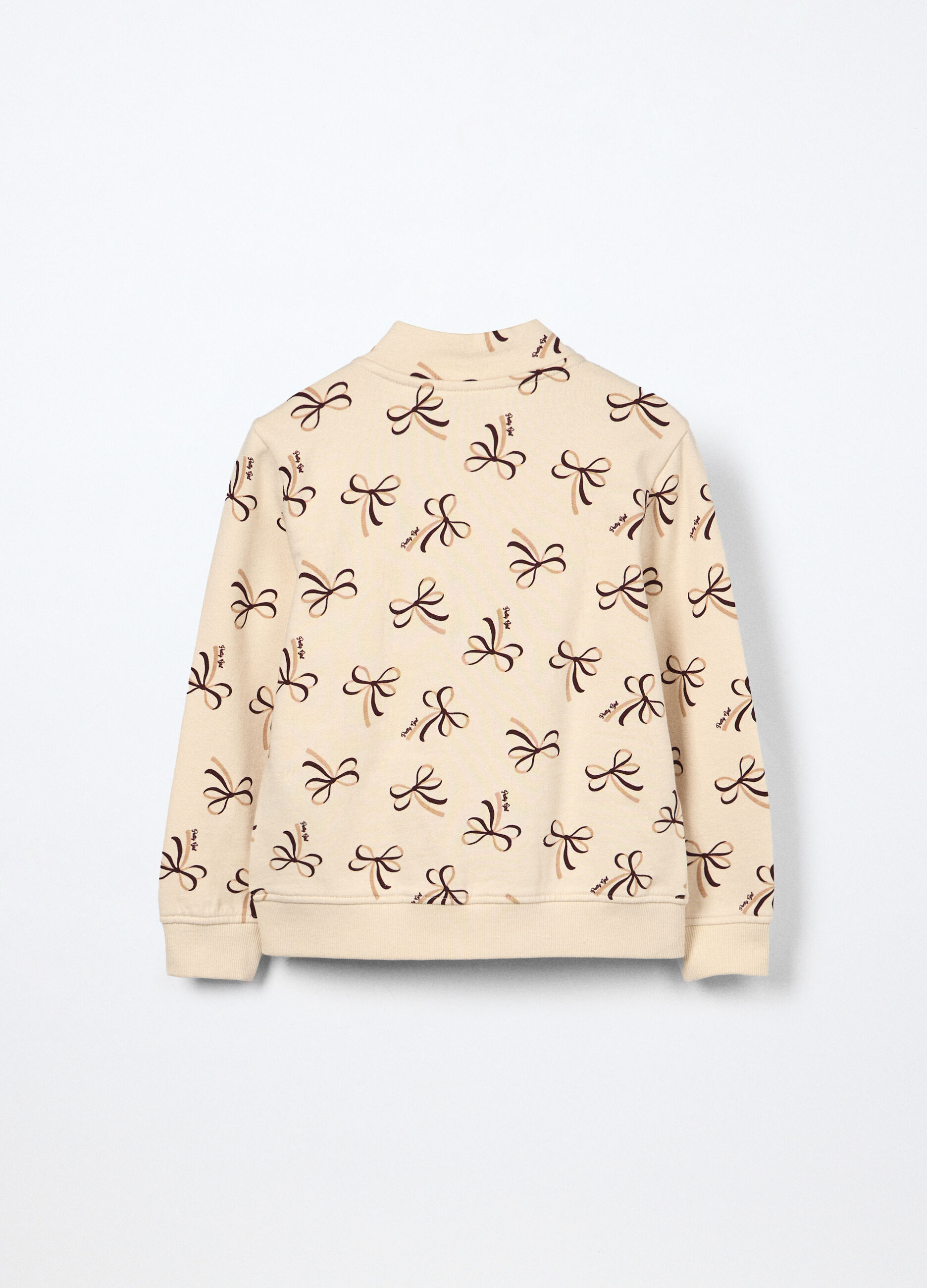 Felpa in cotone fleece bambina_1