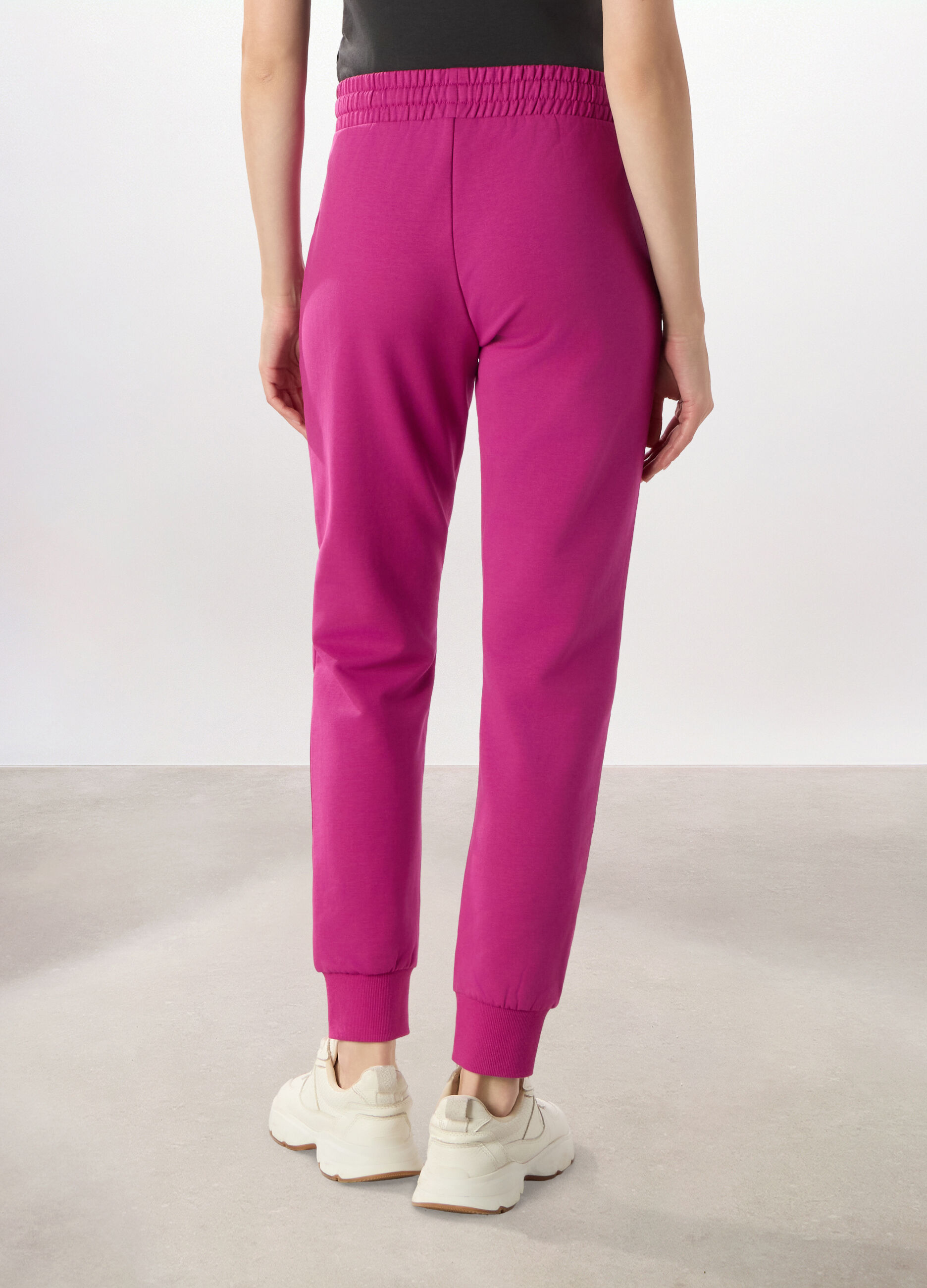 Jogger misto cotone fleece Holistic fitness donna_1