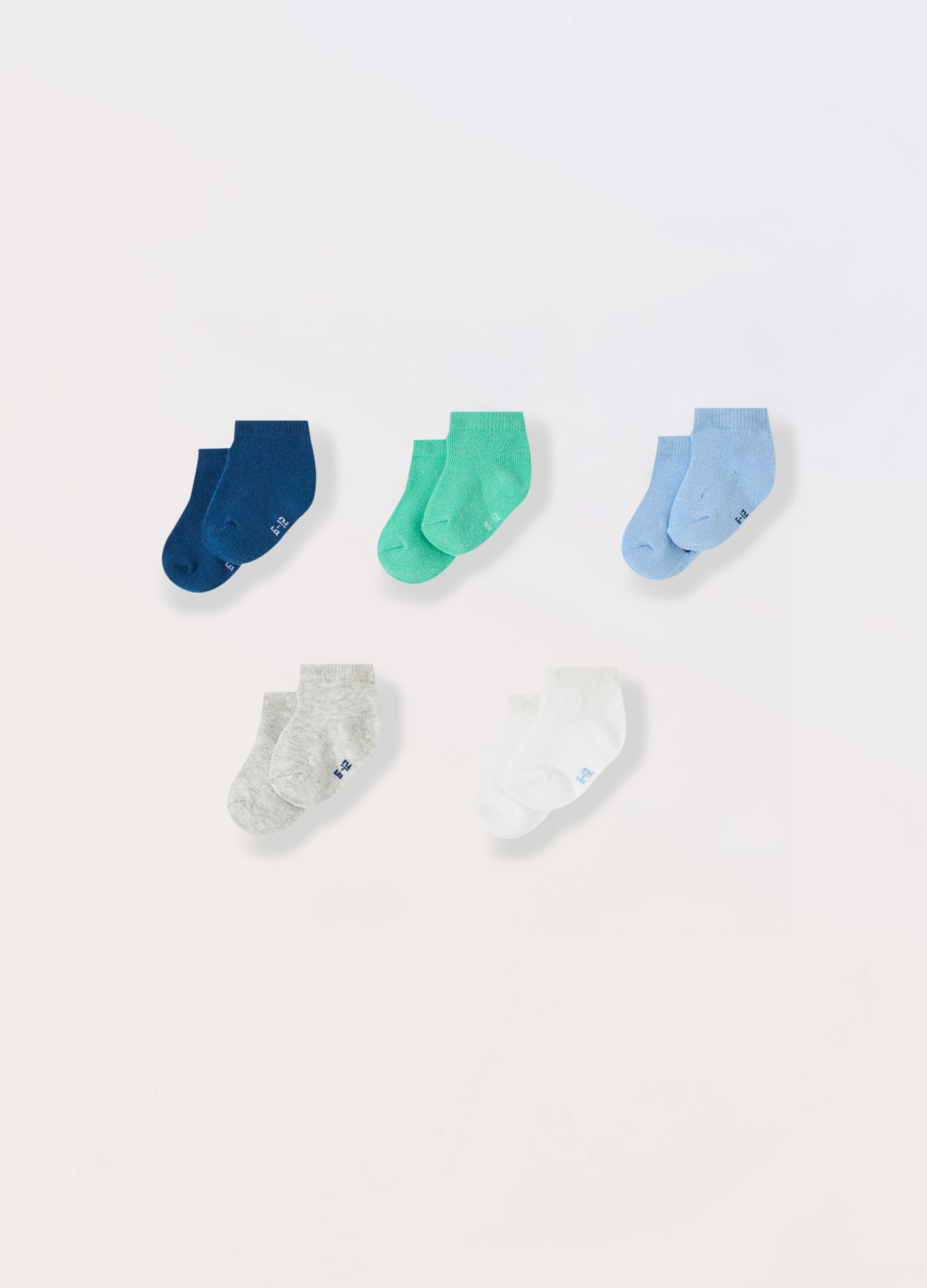 Pack 5 calze corte misto cotone neonato_0