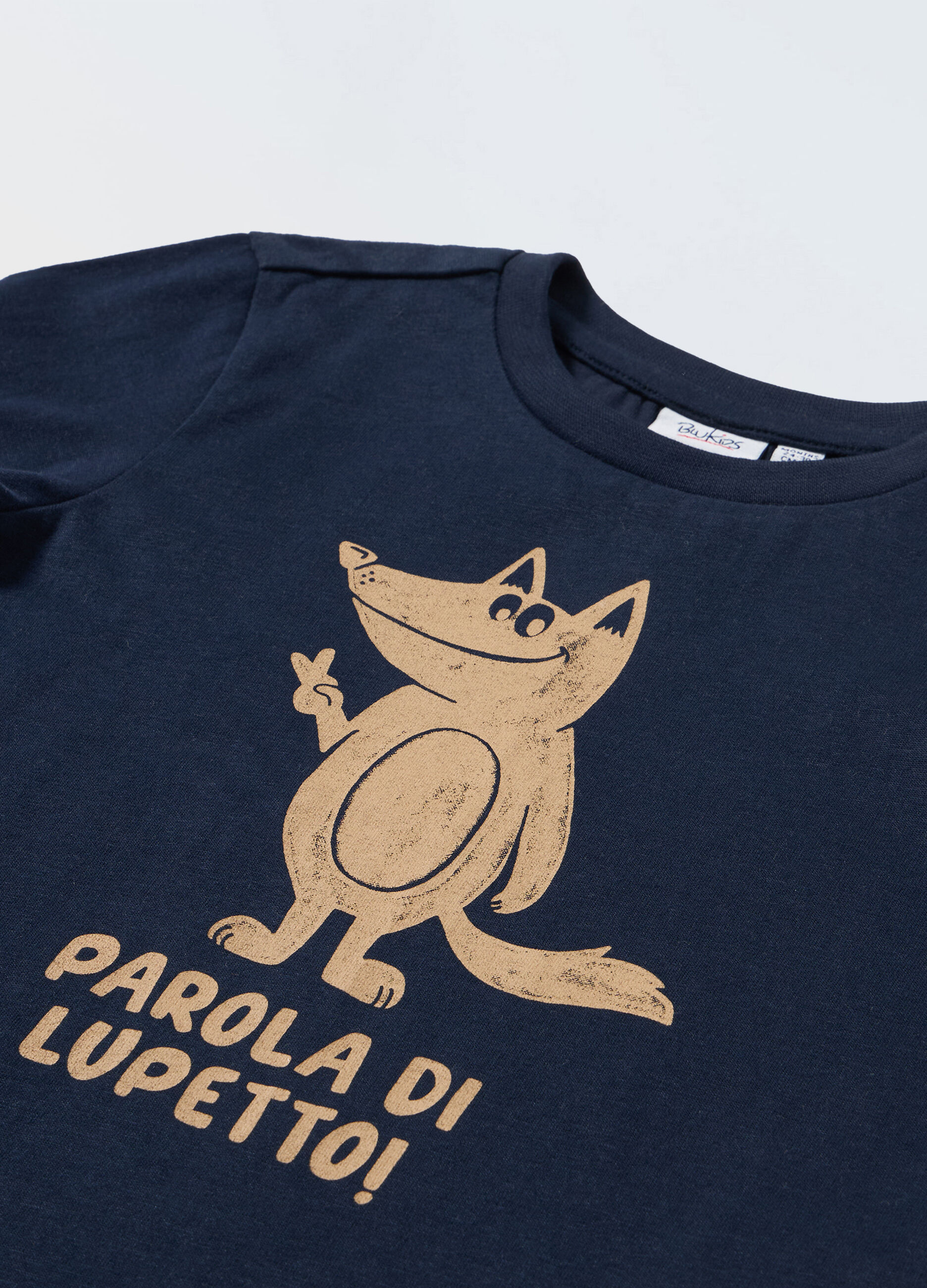 T-shirt a maniche lunghe in puro cotone neonato_1