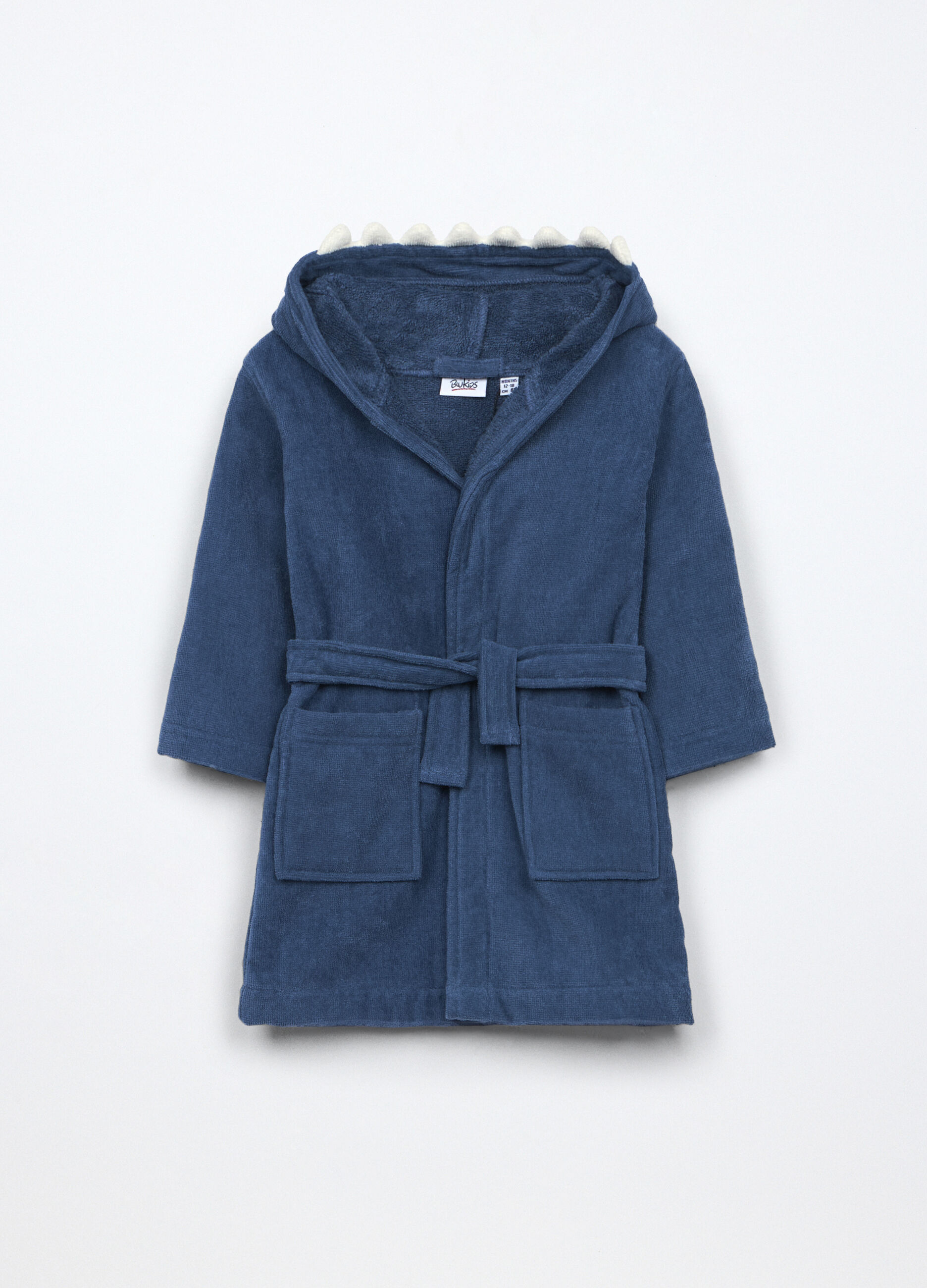 Accappatoio in puro cotone velour neonato_0