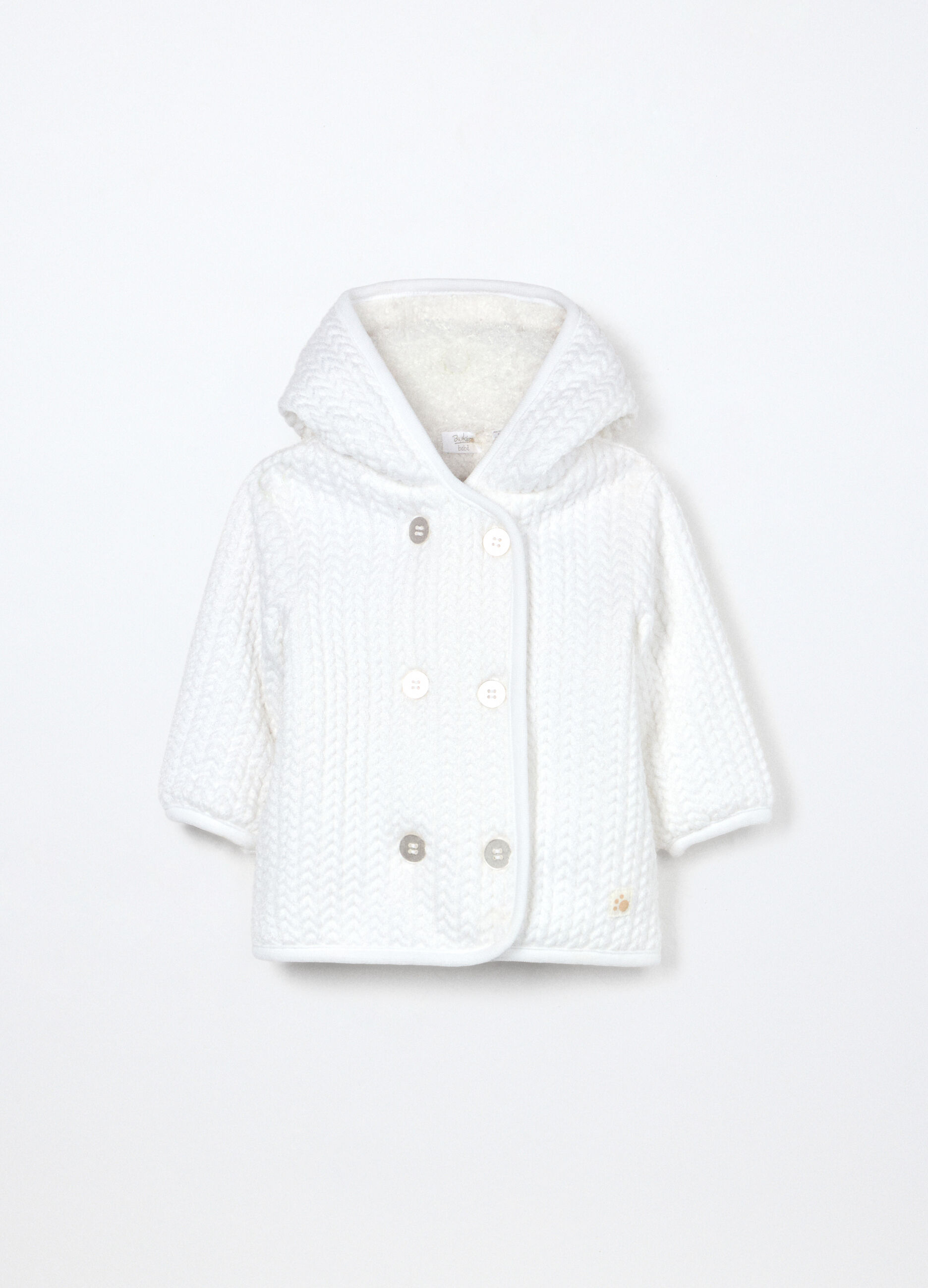 Cardigan velour doppio petto _0