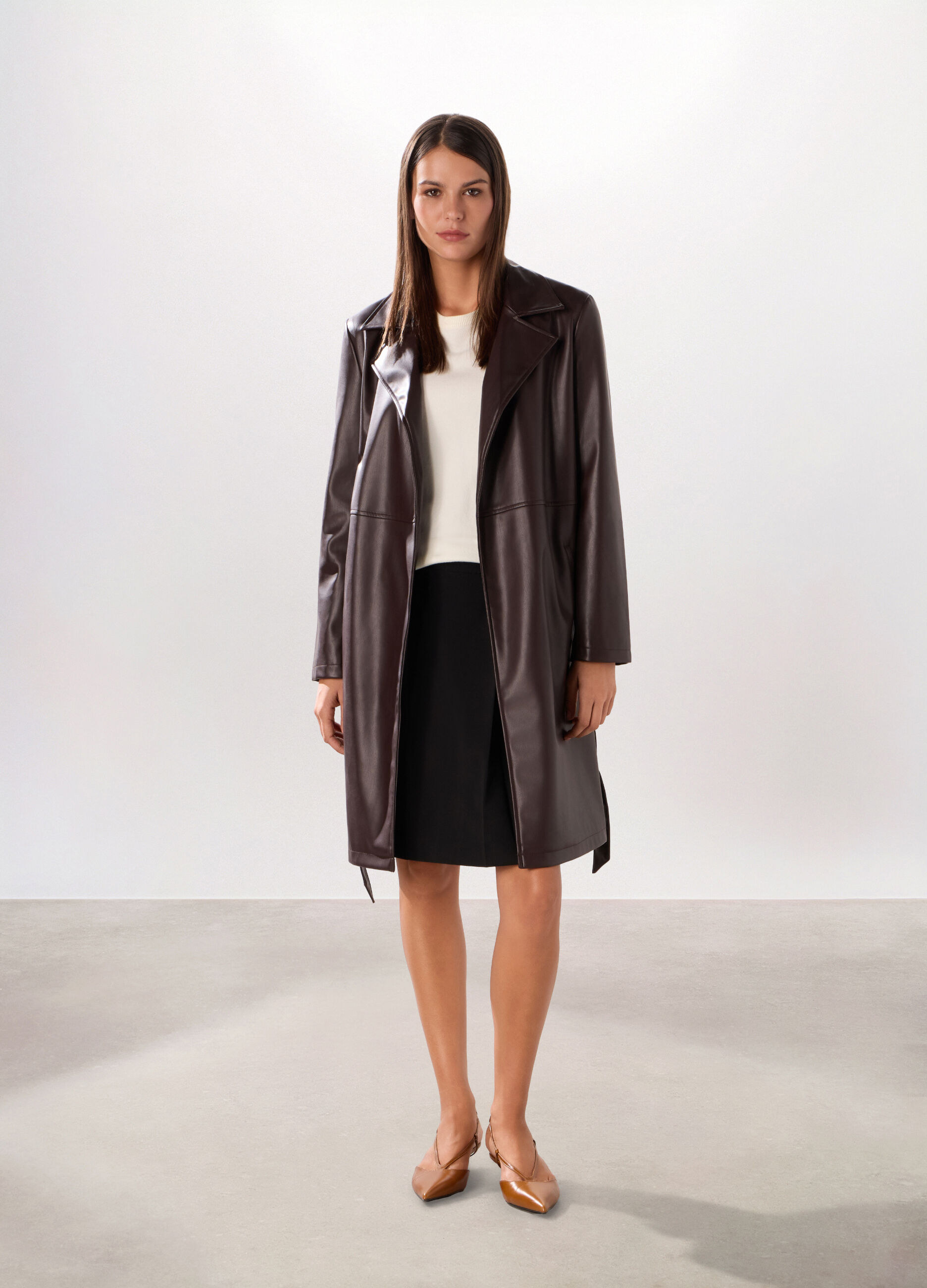 Gonna corta in poli-viscosa donna_0