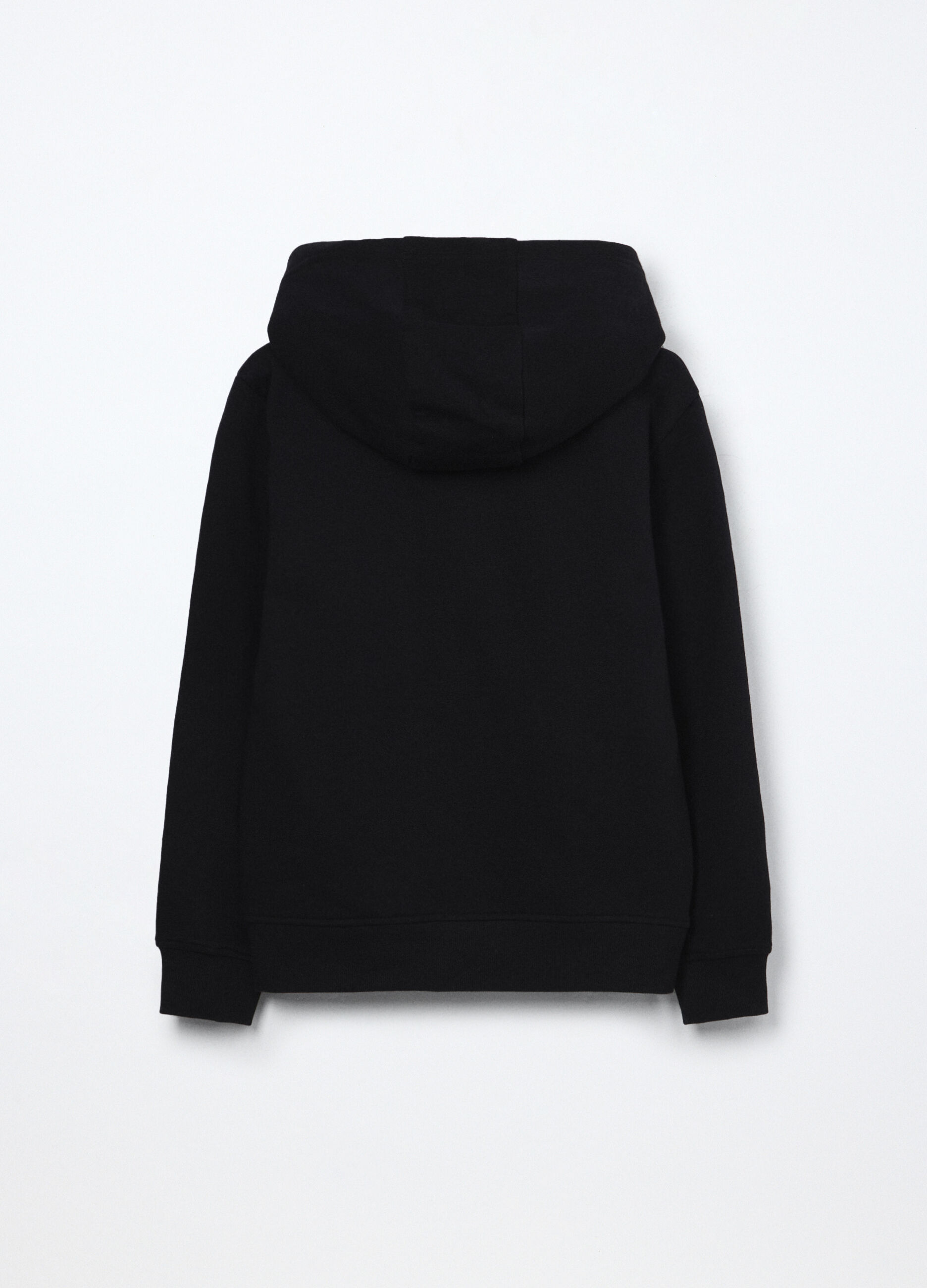 Felpa in french terry di puro cotone bambina_1