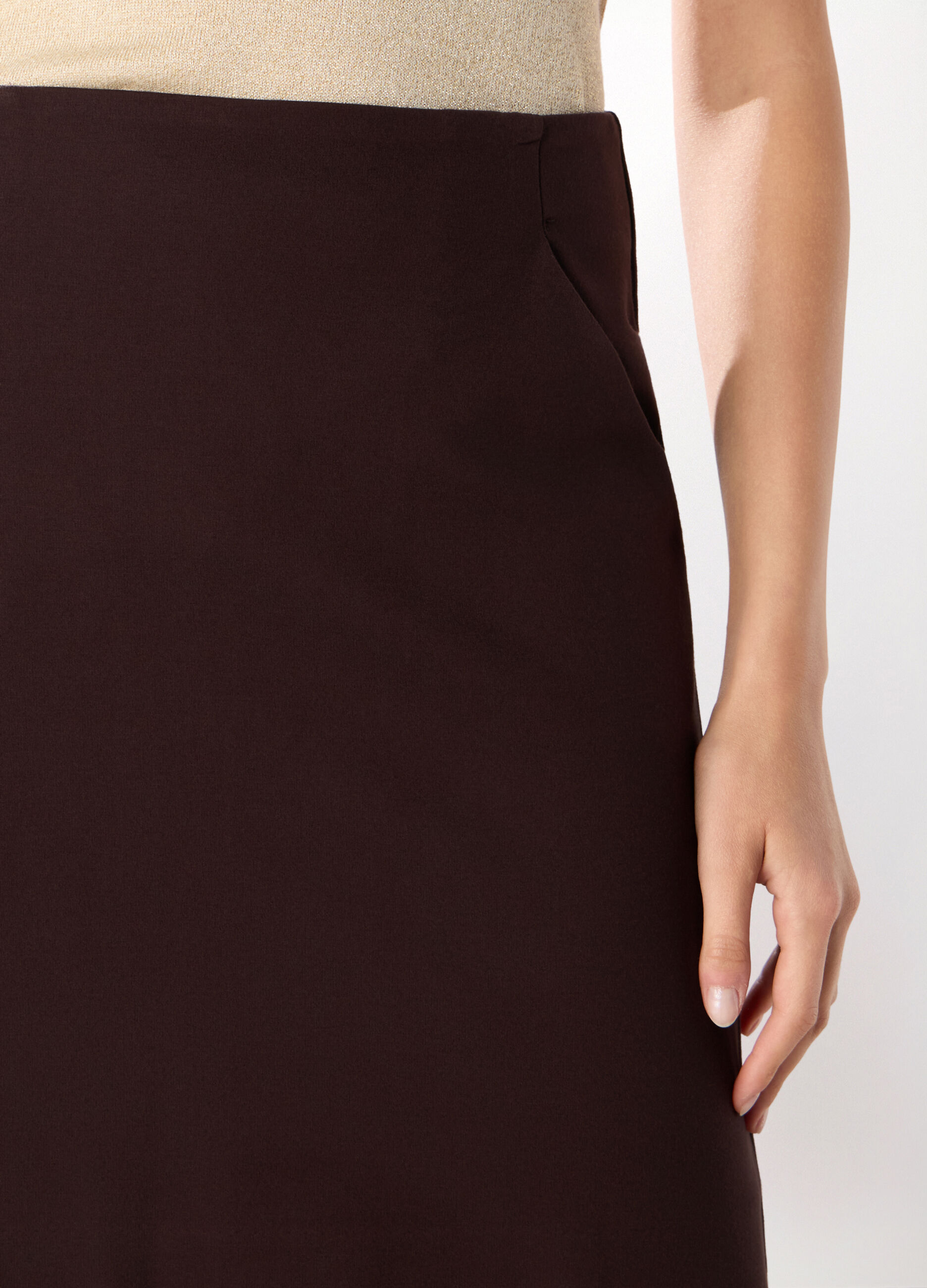 Gonna corta in punto Milano donna_2