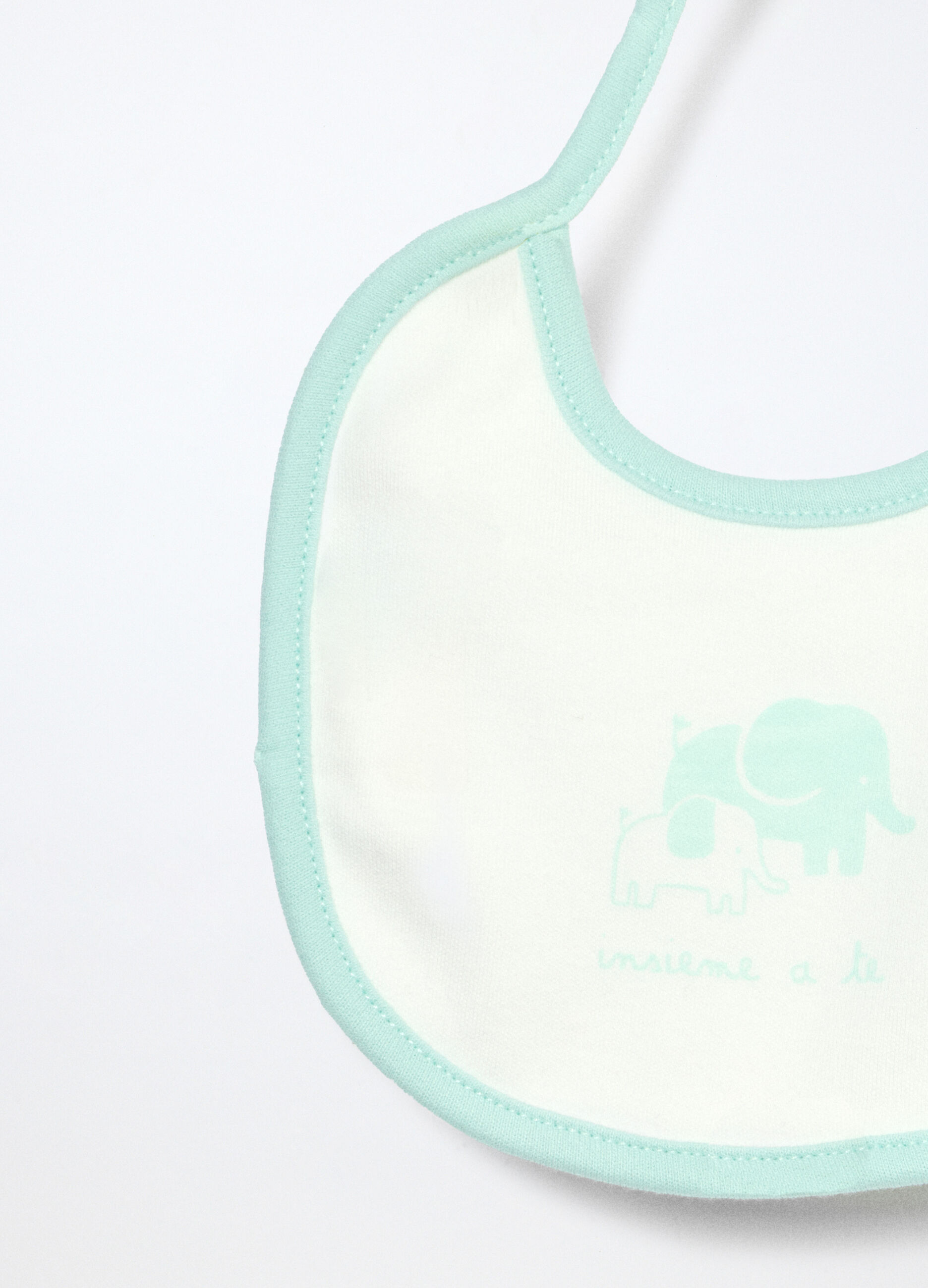 Pack 2 bavaglini in interlock di puro cotone _2