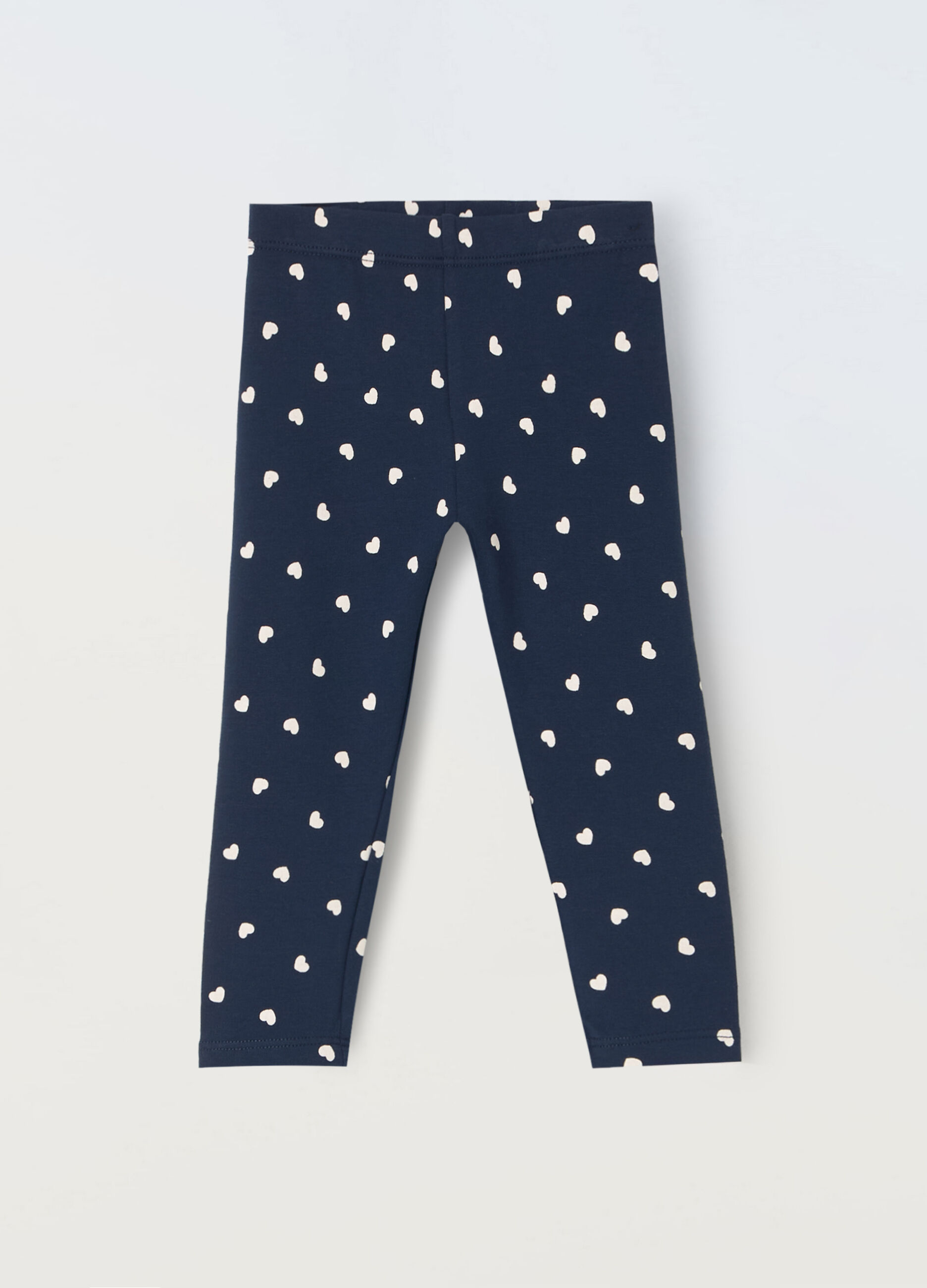 Leggings in french terry stretch neonata_0