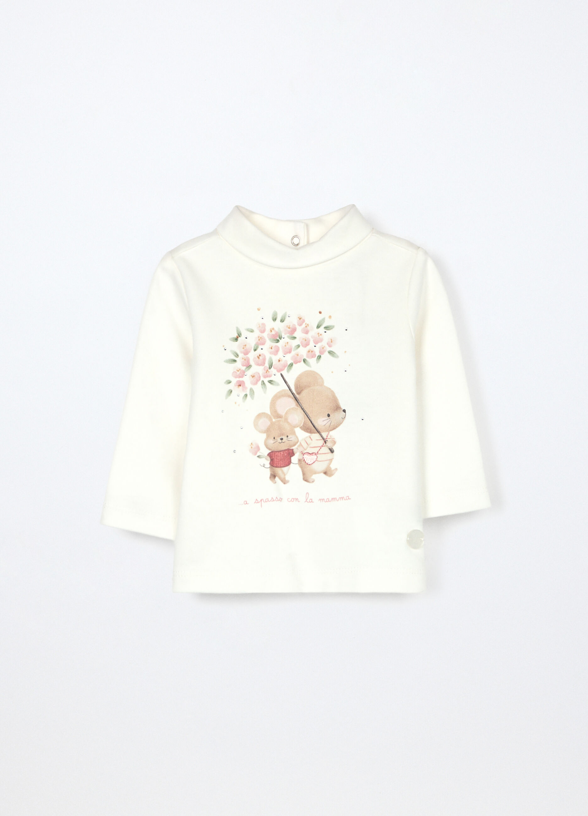 Lupetto in interlock di puro cotone neonata_0