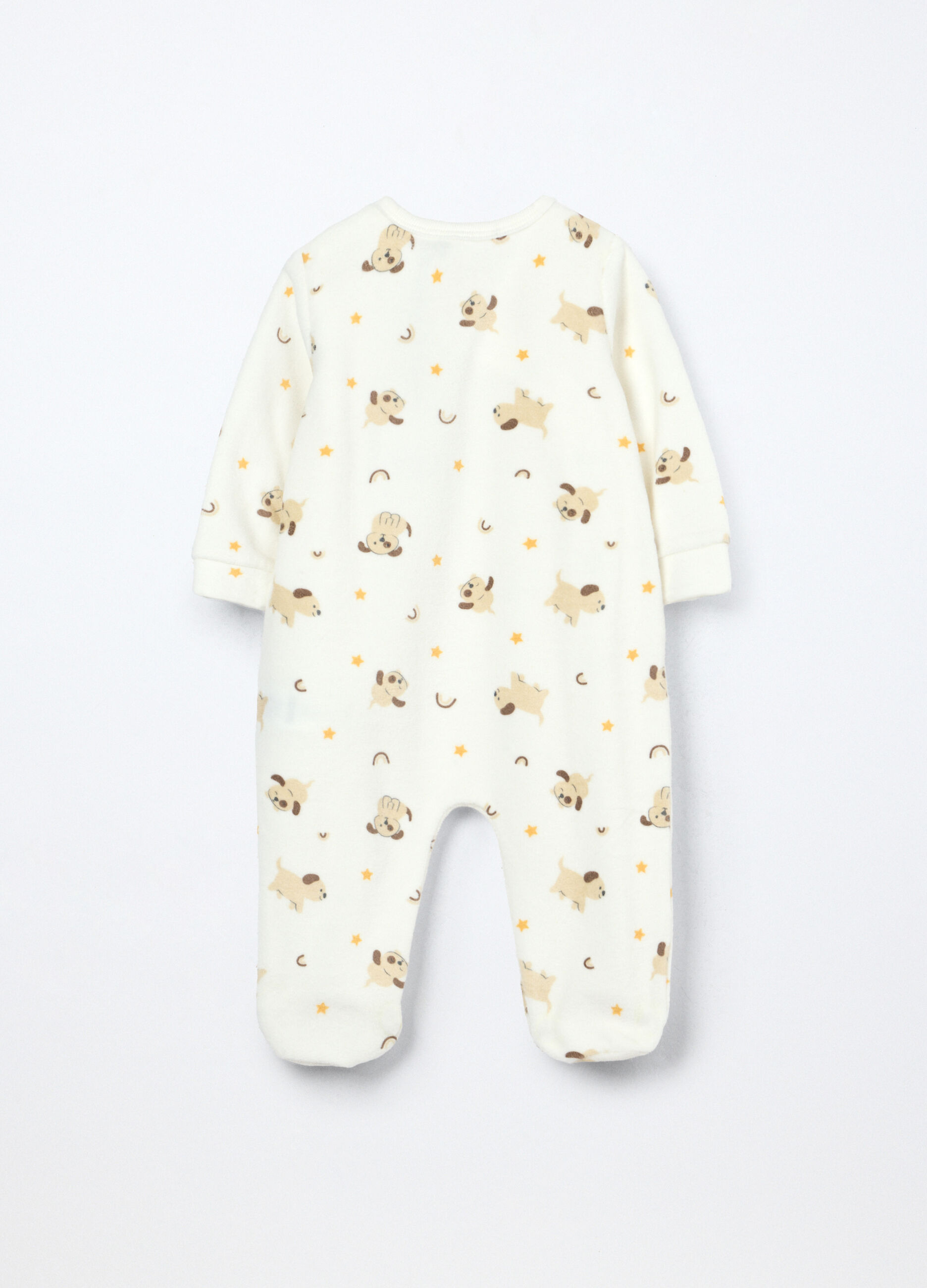 Pigiama velour misto cotone neonato_1