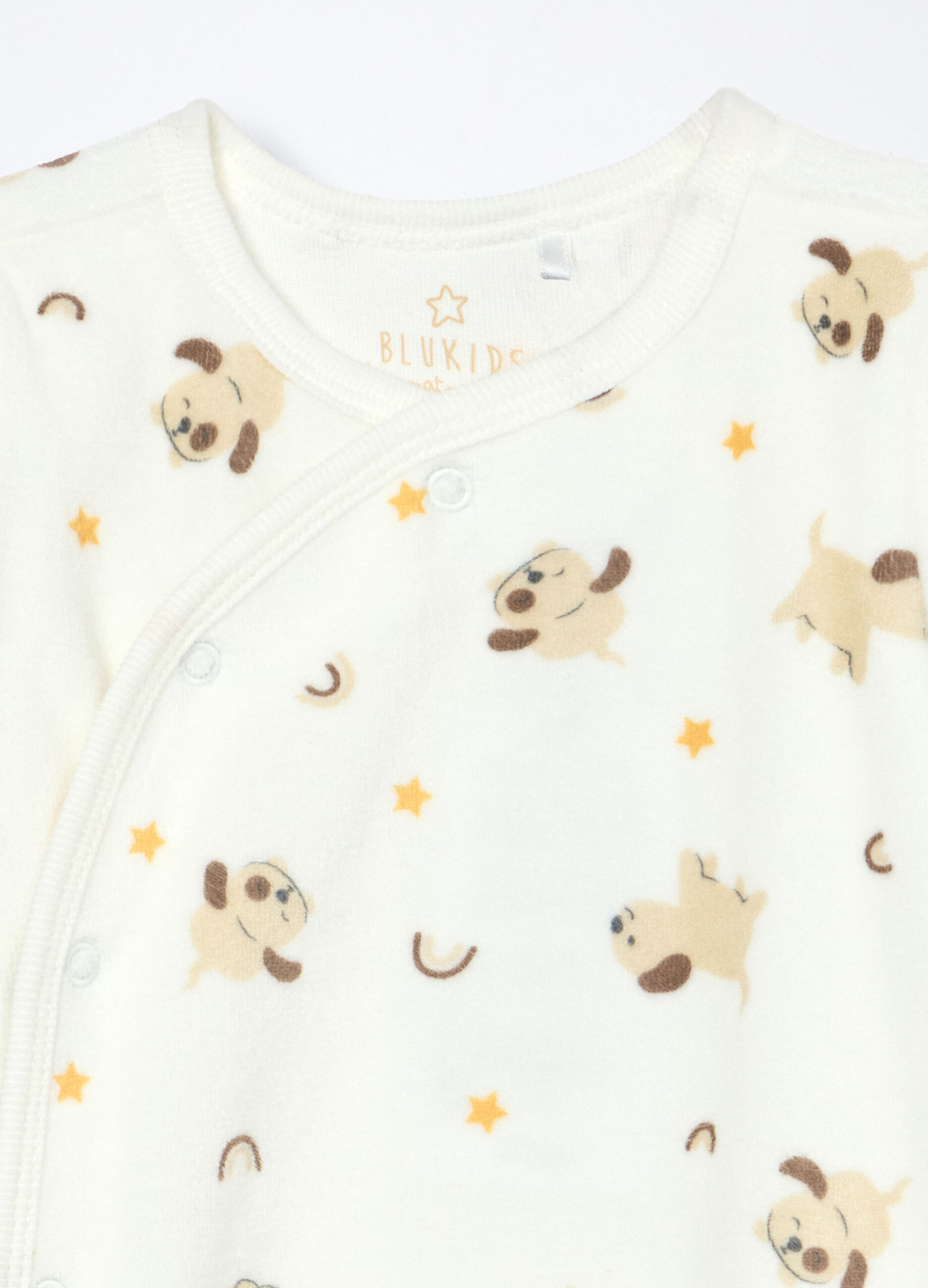 Pigiama velour misto cotone neonato_2