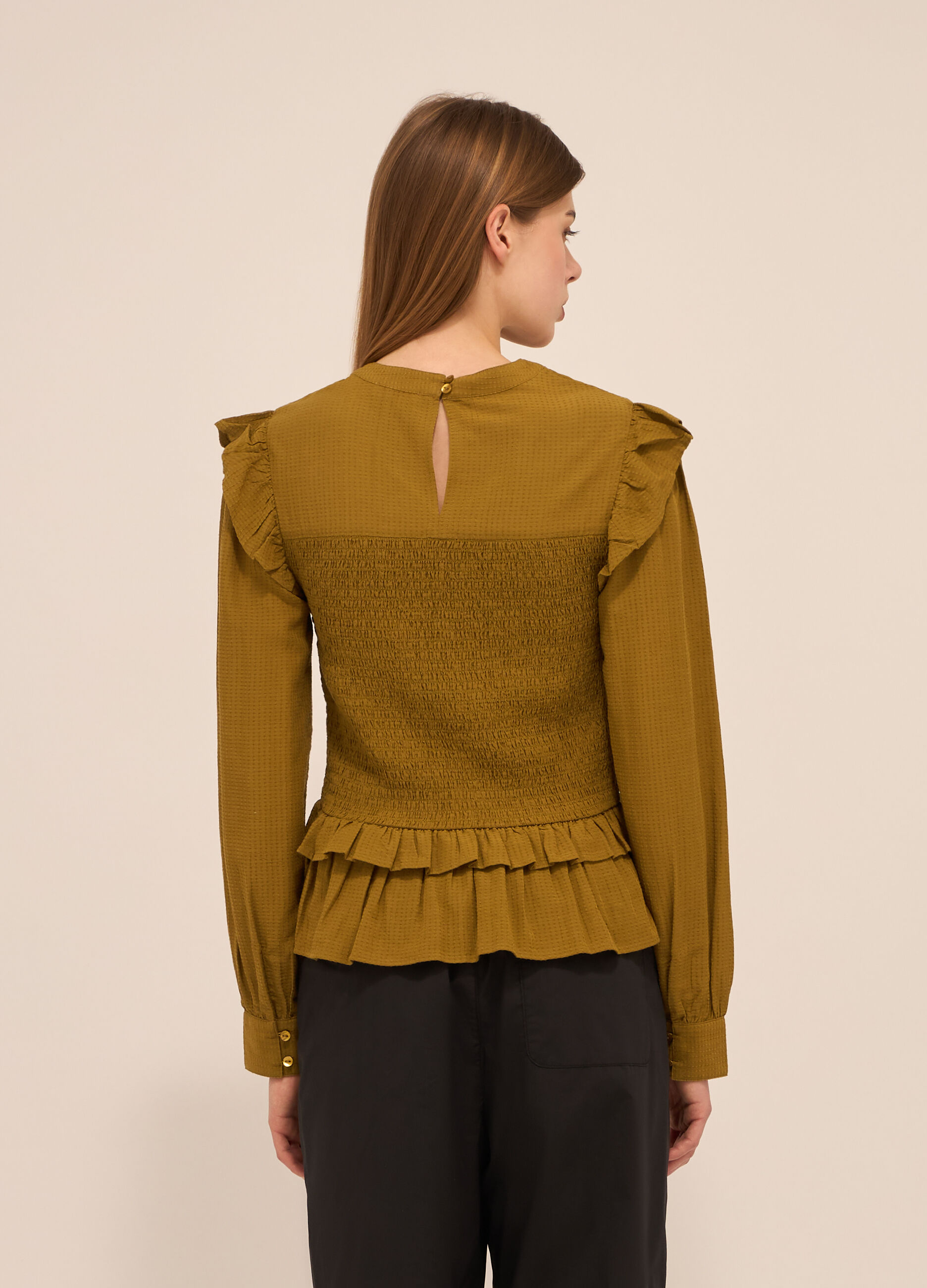 Blusa misto cotone donna_1