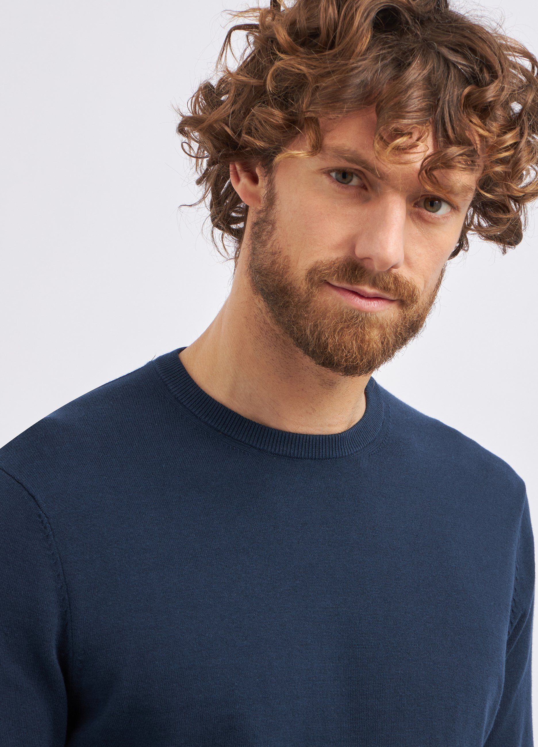 Girocollo tricot in puro cotone uomo_2