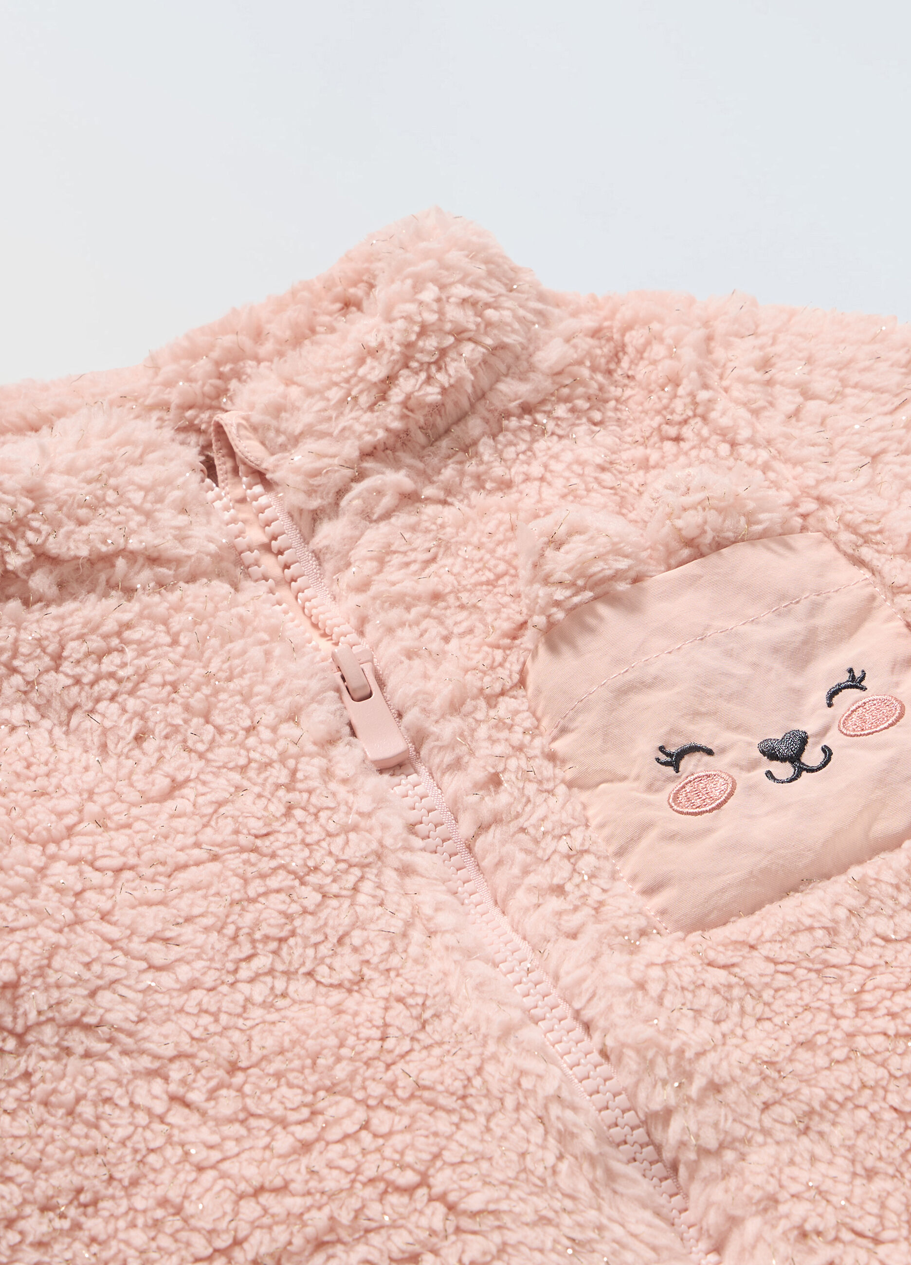 Giacca in sherpa neonata_1