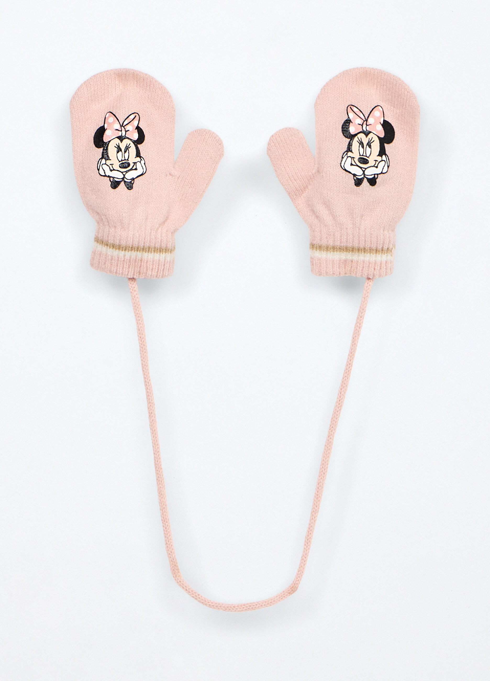 Manopole tricot con stampa neonata_0