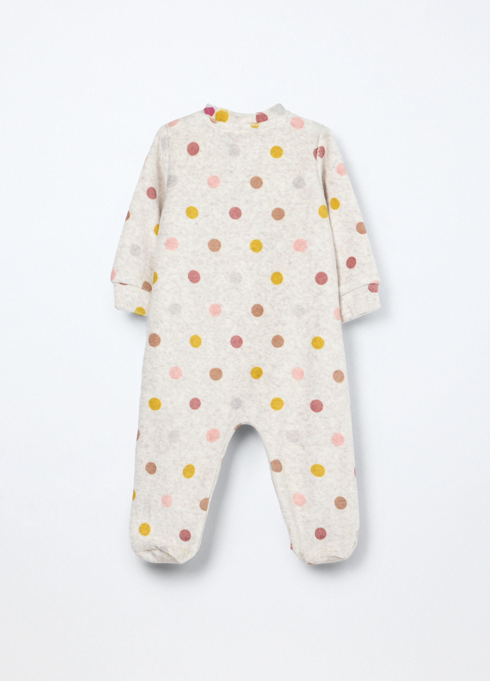 Pigiama velour misto cotone neonata_1