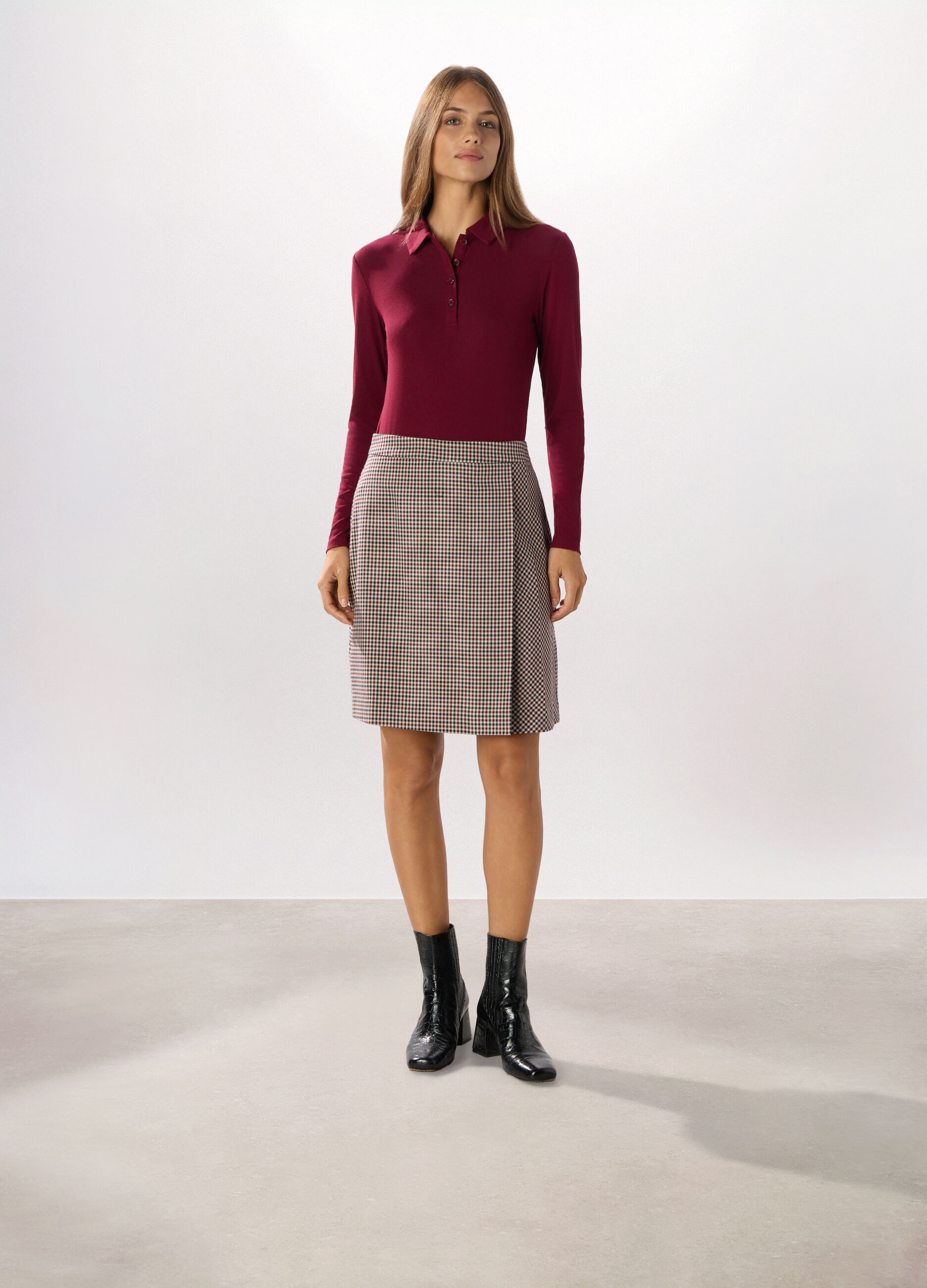 Gonna a portafoglio jacquard donna_0