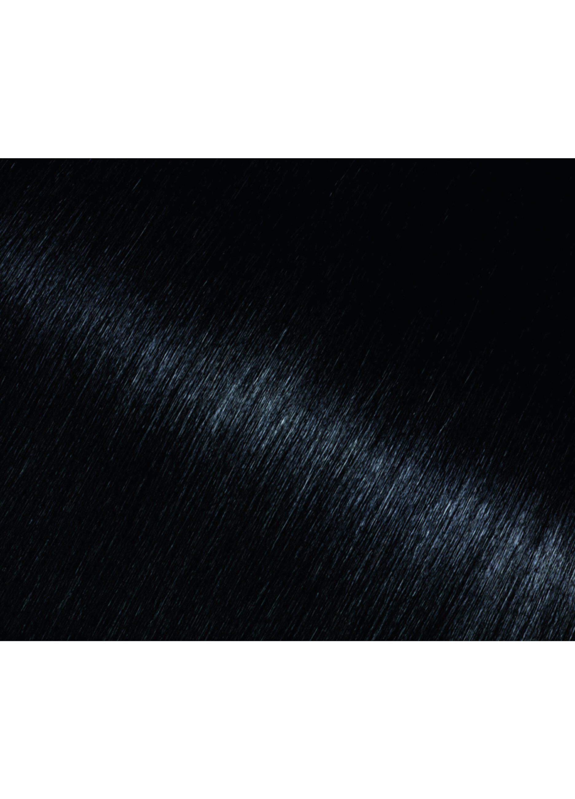 Garnier Tinta Capelli Olia, Colorazione permanente senza ammoniaca, copre il 100% dei capelli bianchi, Con oli di fiori di origine naturale, Nero Zaffiro (1.10)._1