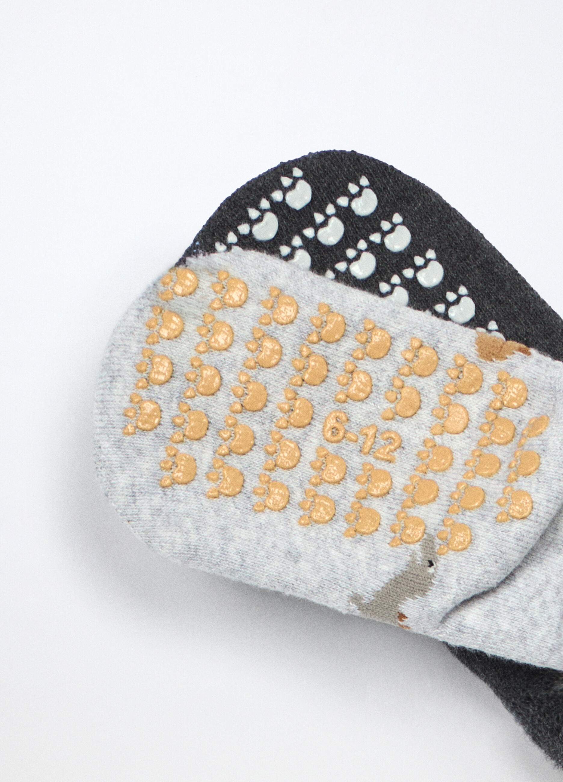 Pack 2 calzini antiscivolo in spugna misto cotone neonato_2