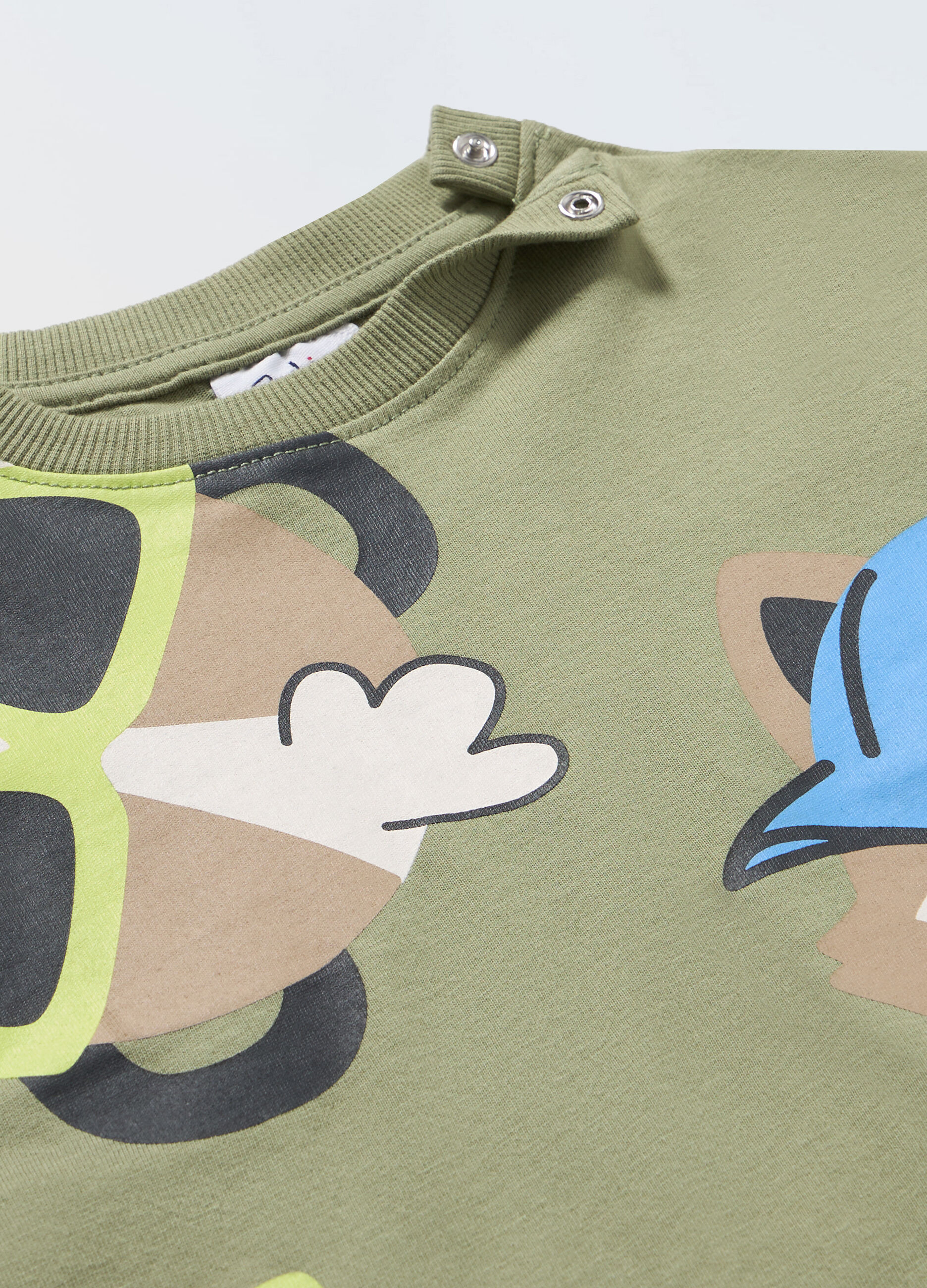 T-shirt in jersey di puro cotone neonato_1