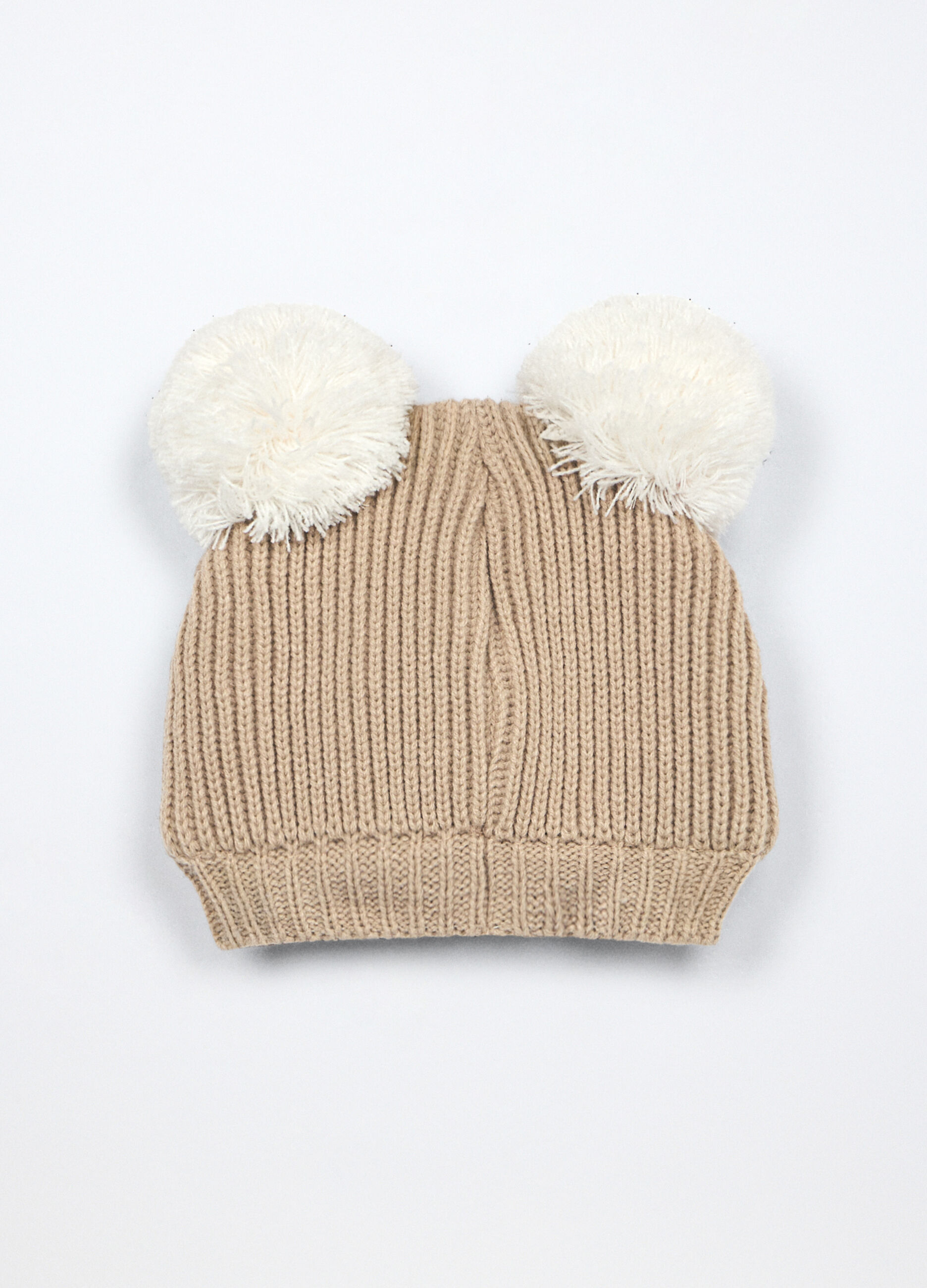 Berretto tricot con applicazioni neonato_1