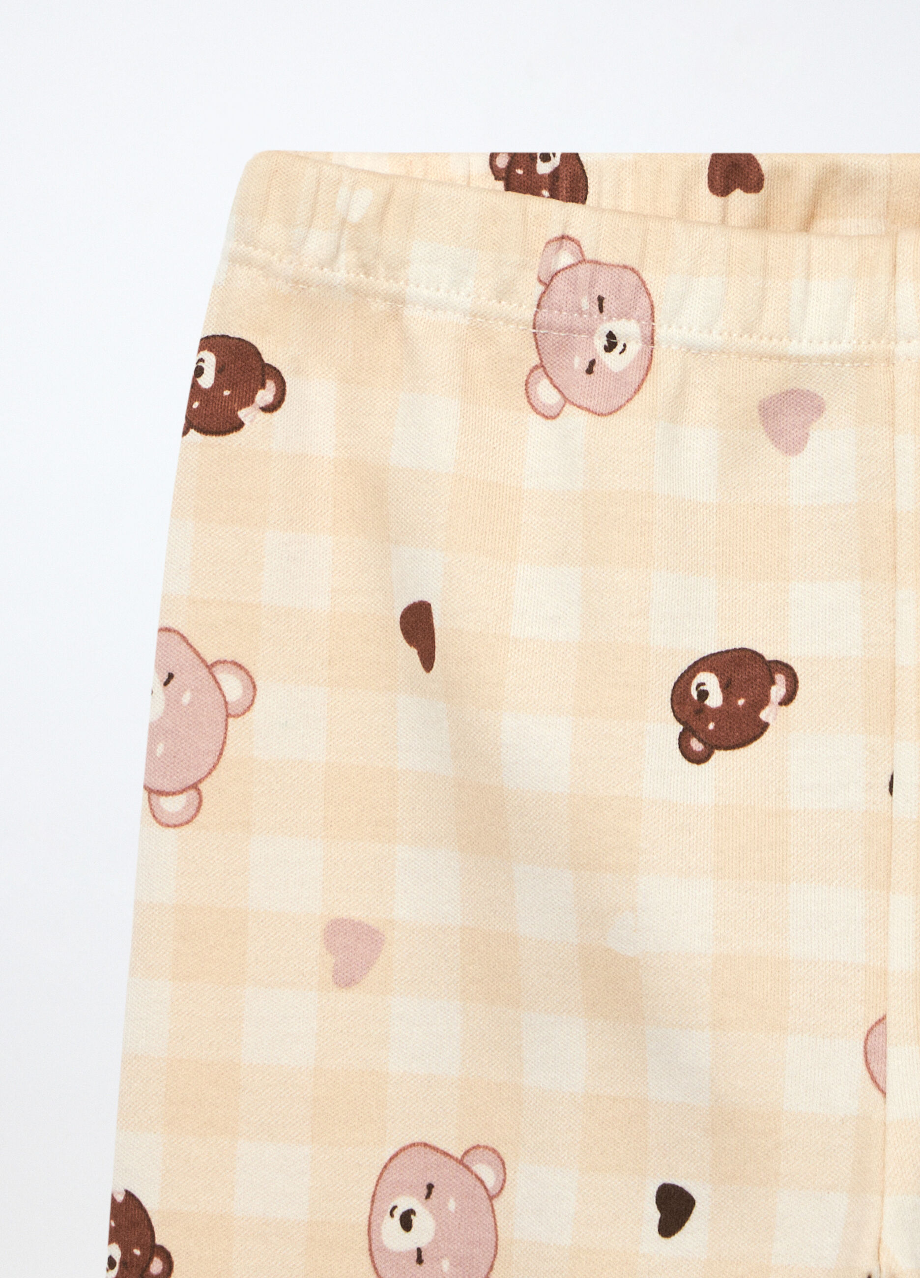 Set pigiama in interlock di puro cotone neonata_3