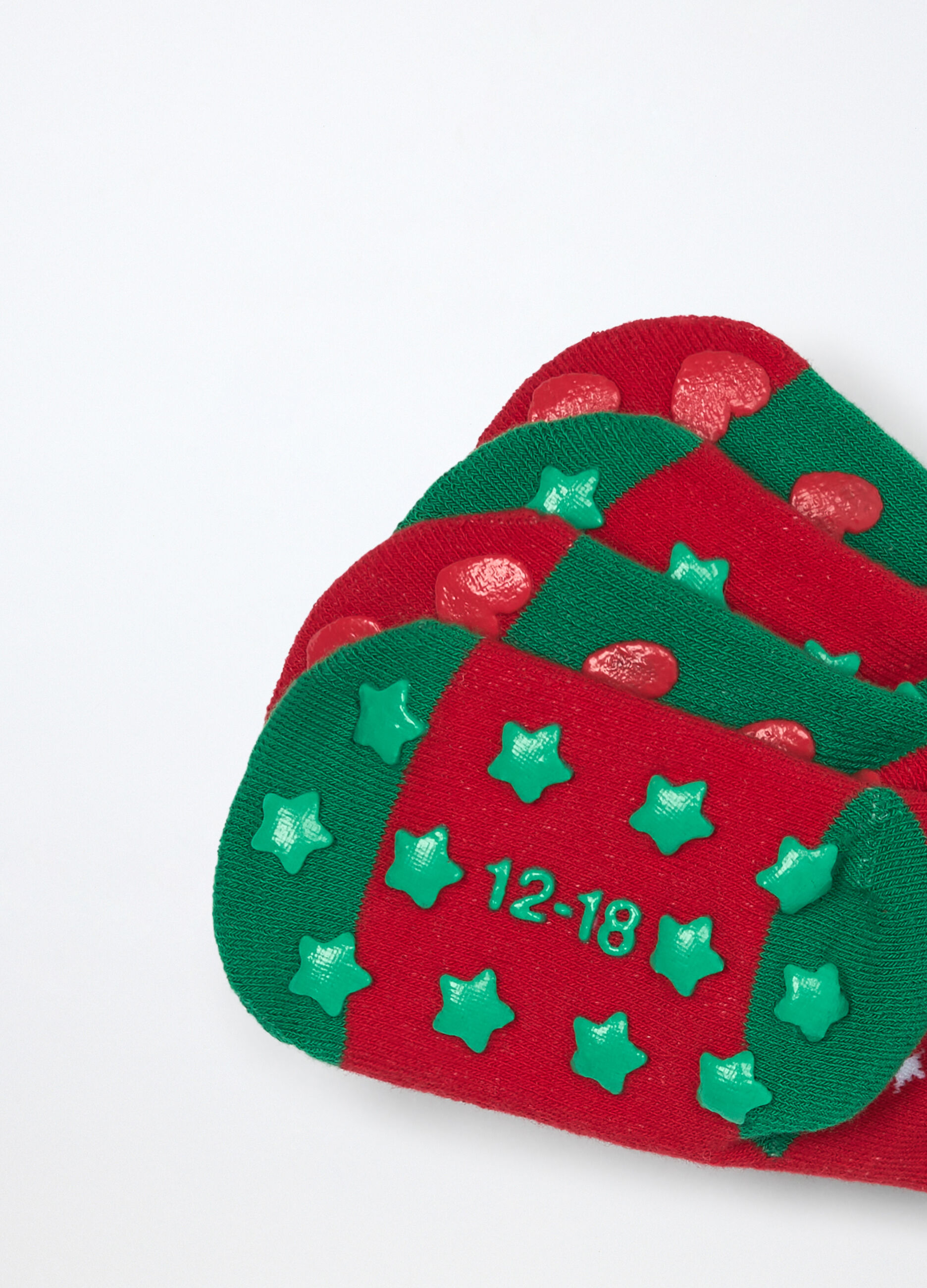 Pack 2 calzini antiscivolo in spugna misto cotone_2