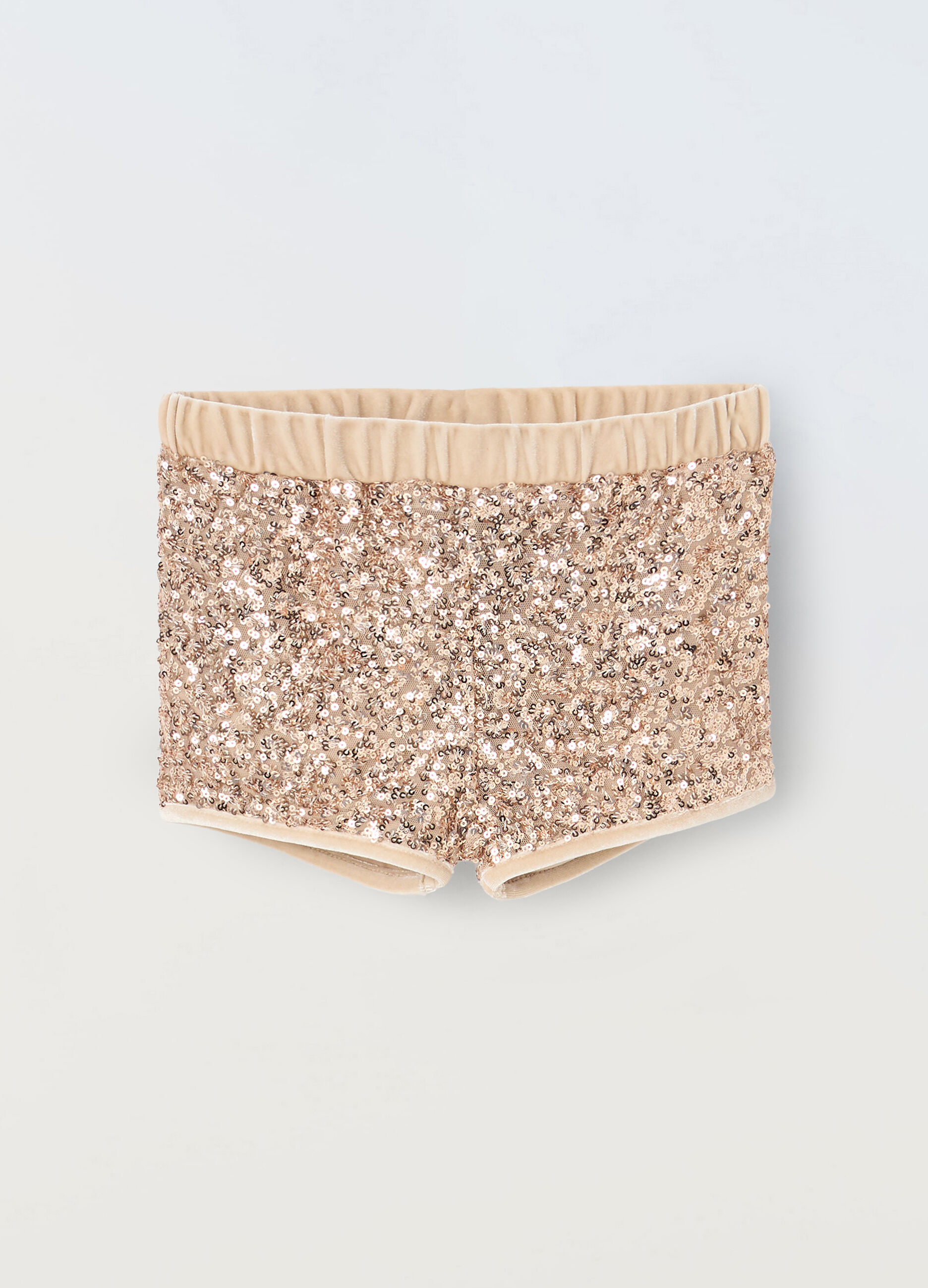 Shorts con paillettes neonata_0