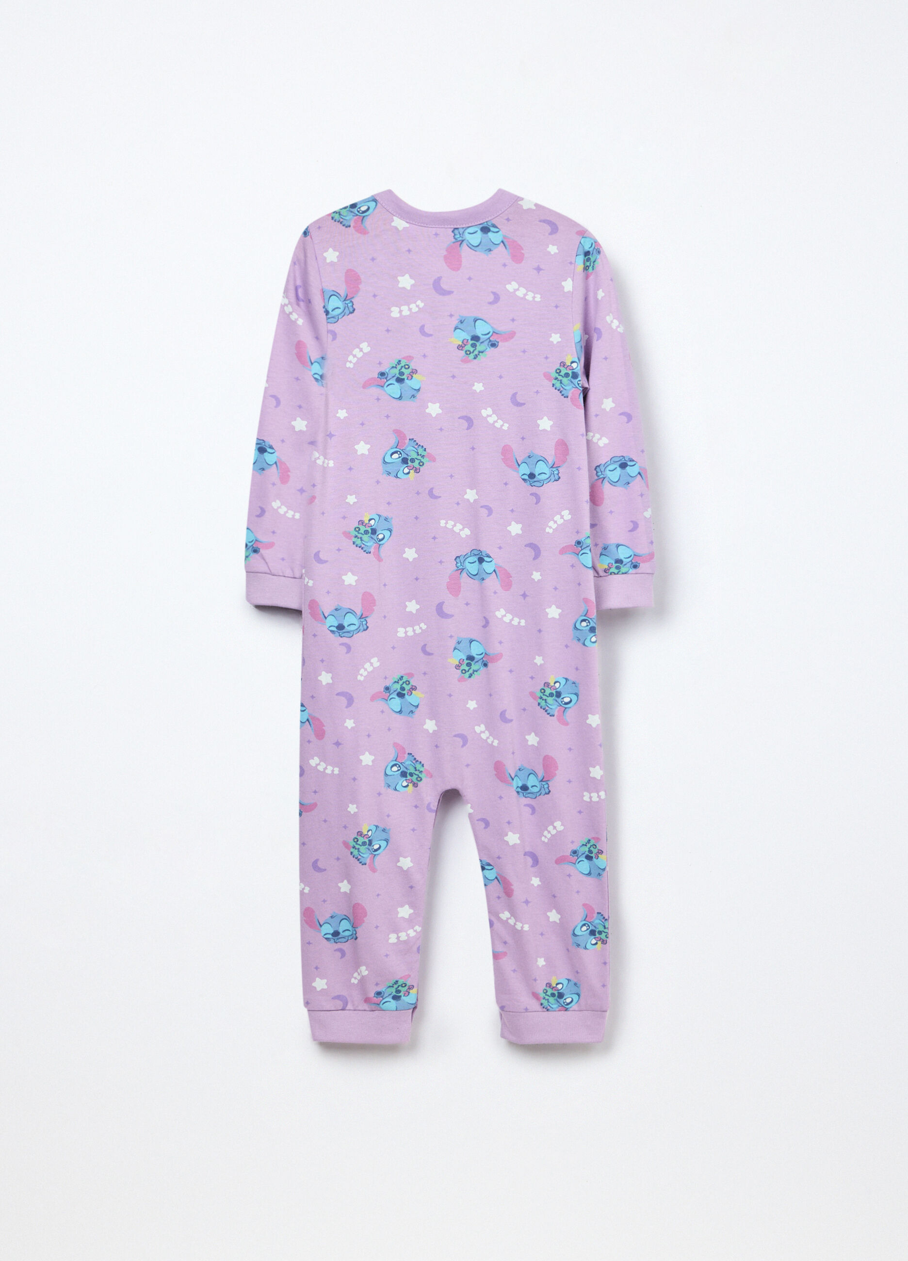 Pigiama intero in jersey di puro cotone neonata_1