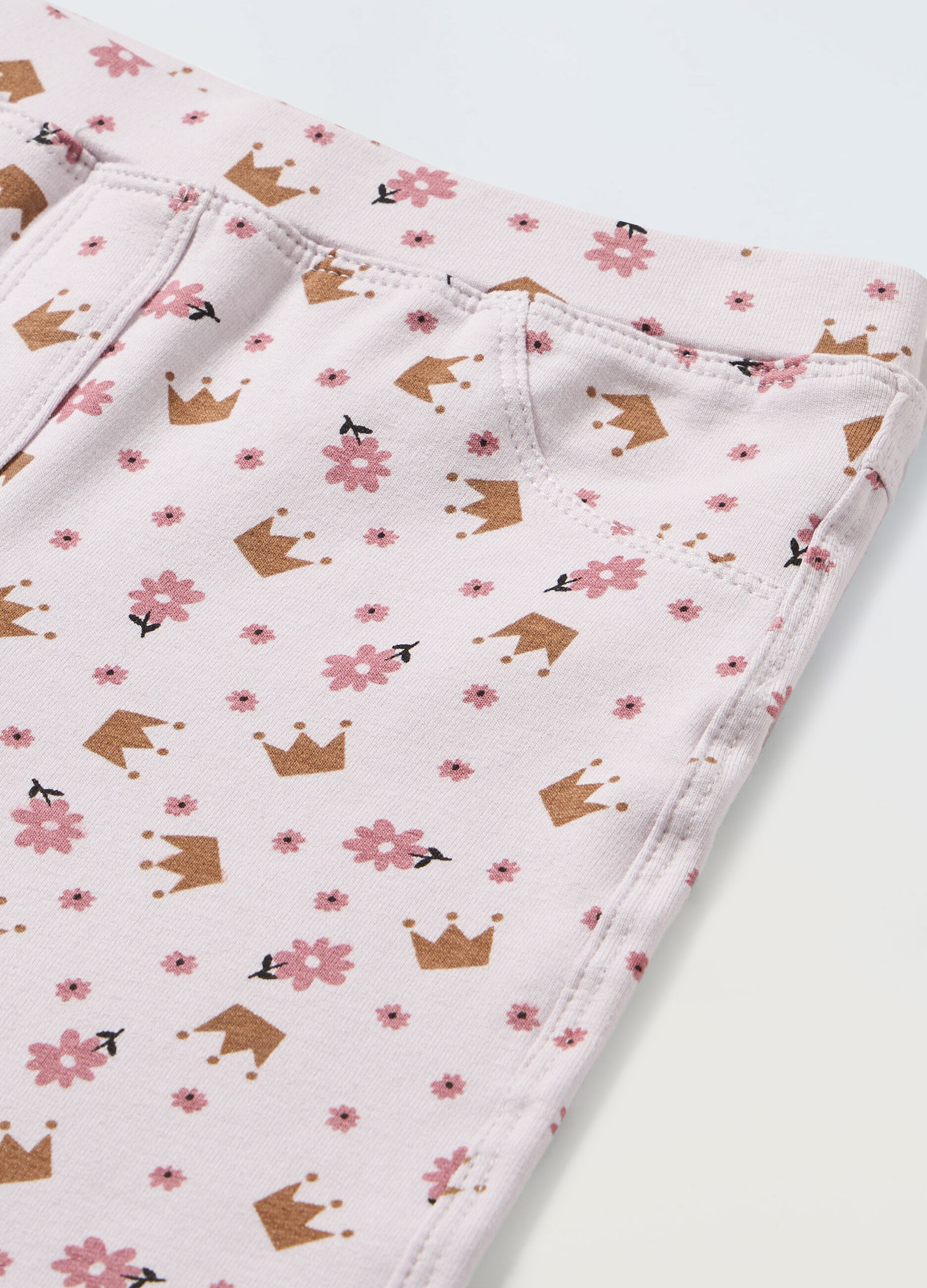 Treggings in cotone stretch neonata_1