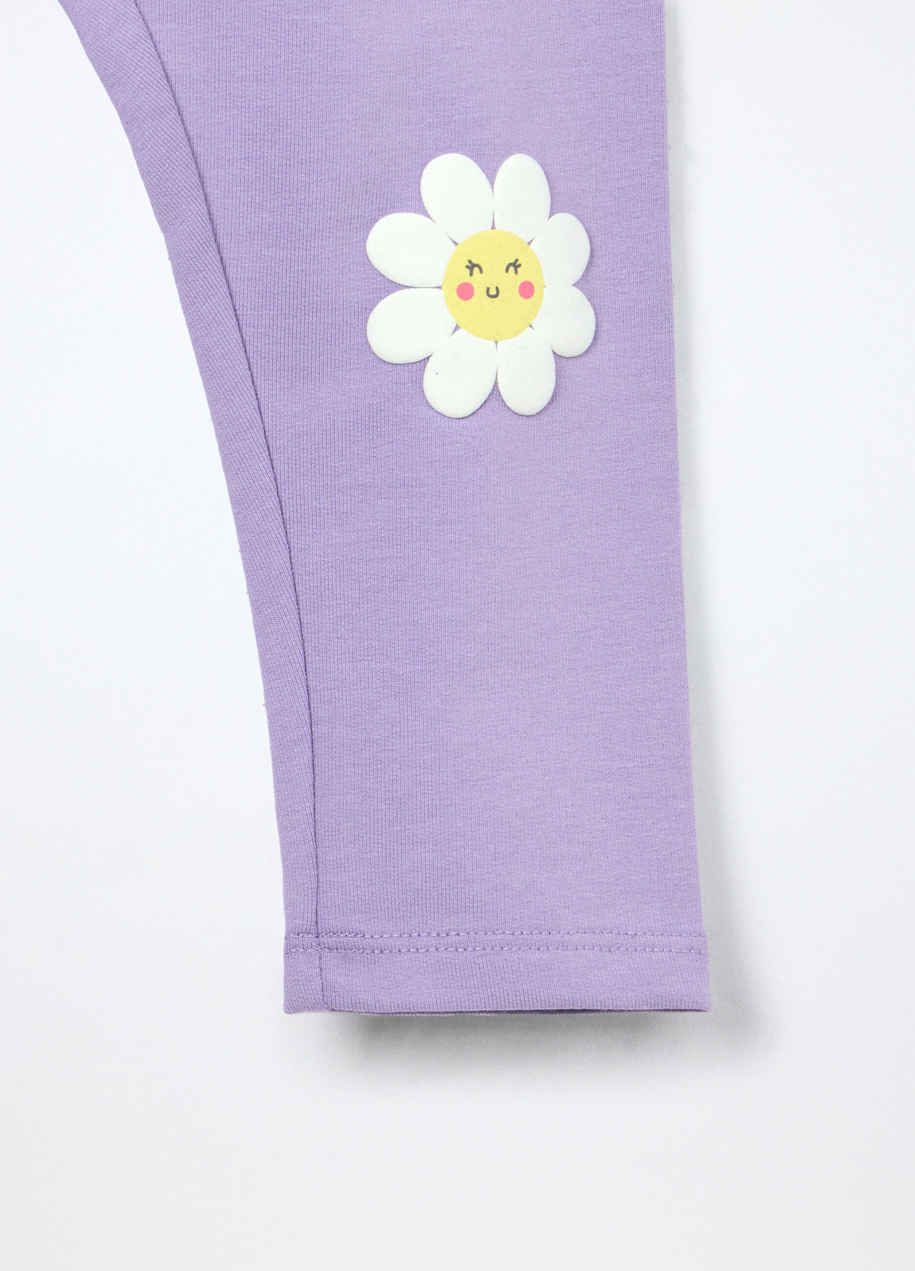 Jogging set in french terry di cotone stretch neonata_3