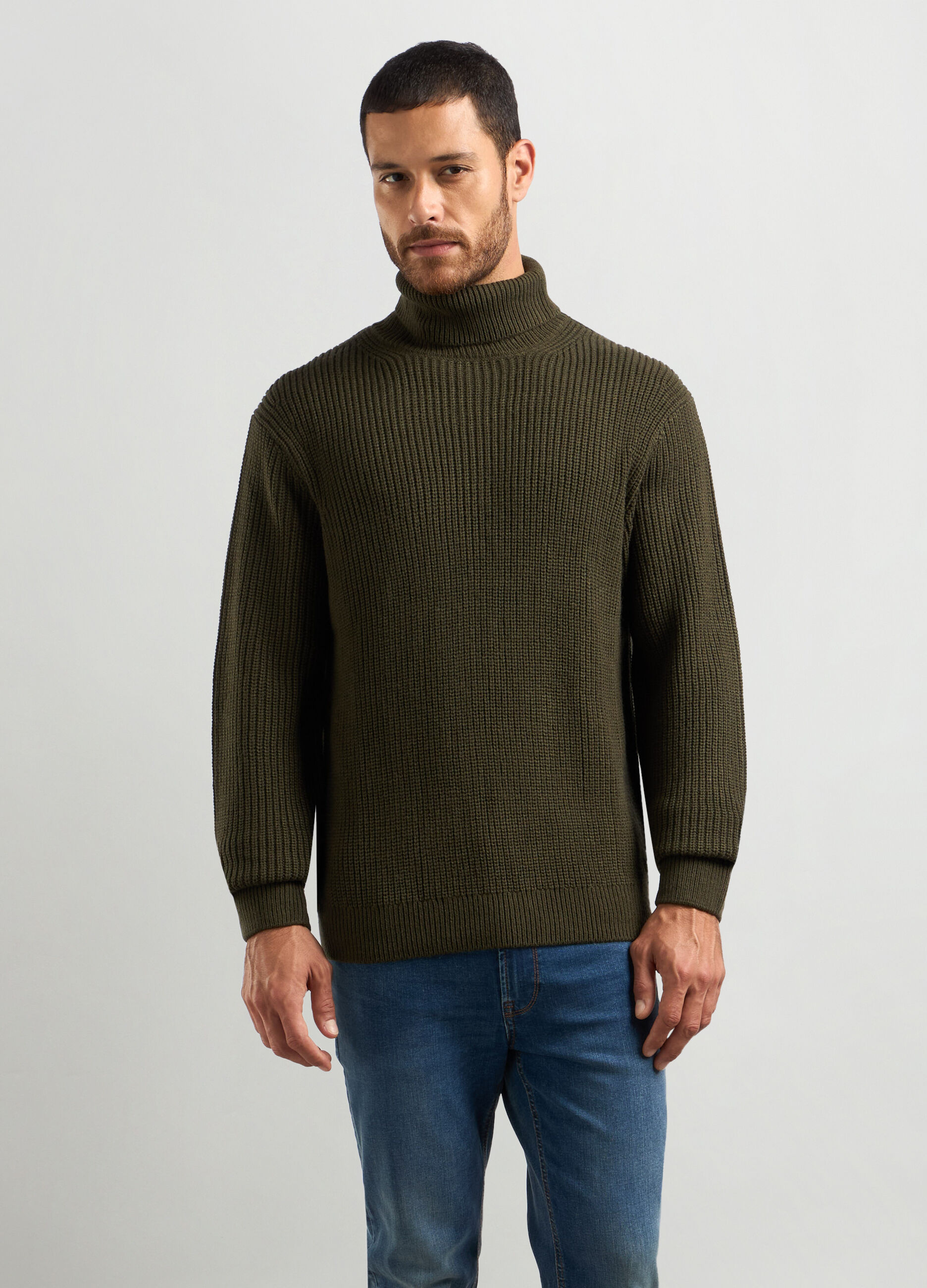 Maglione collo alto costa inglese uomo_0