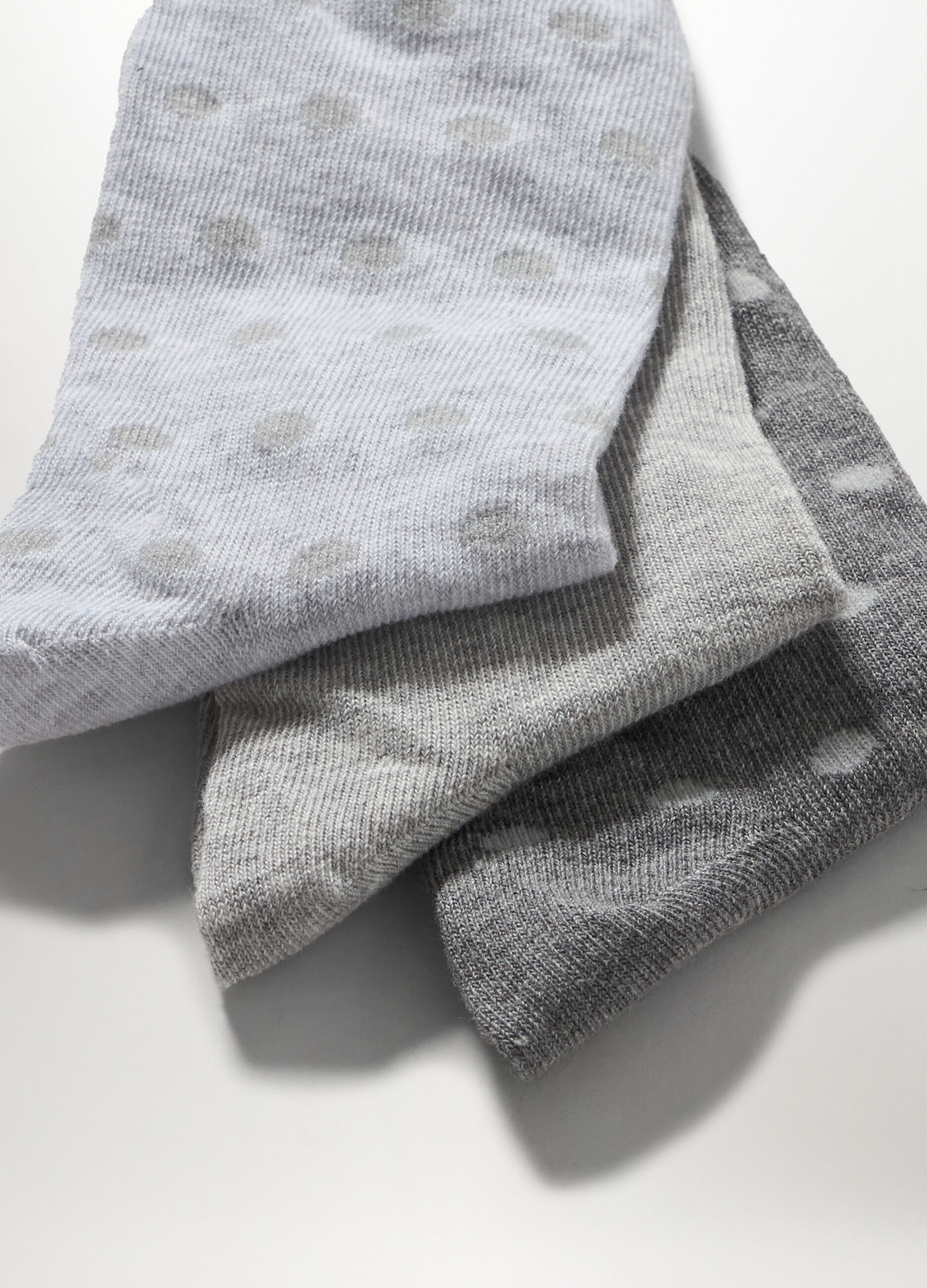 Pack 3 calze corte in cotone stretch donna_1