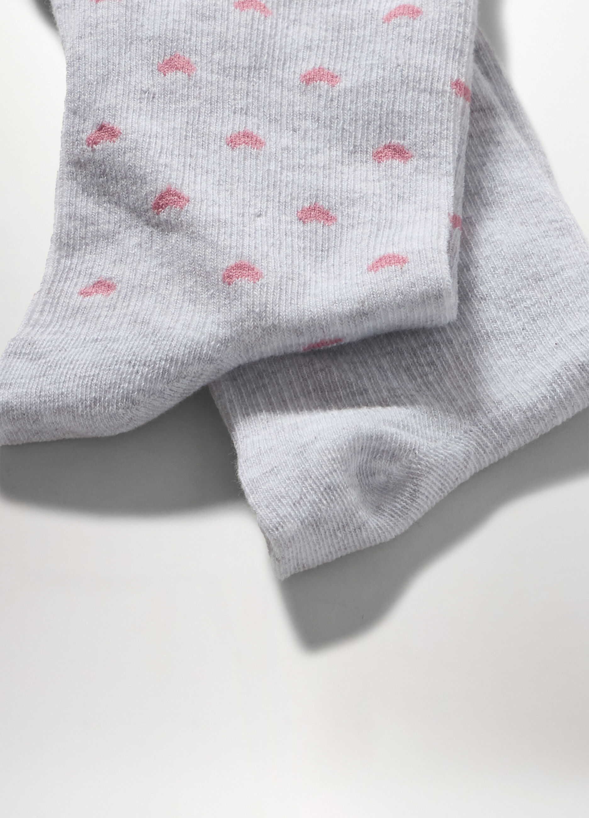 Pack 2 calze corte in misto cotone donna_1