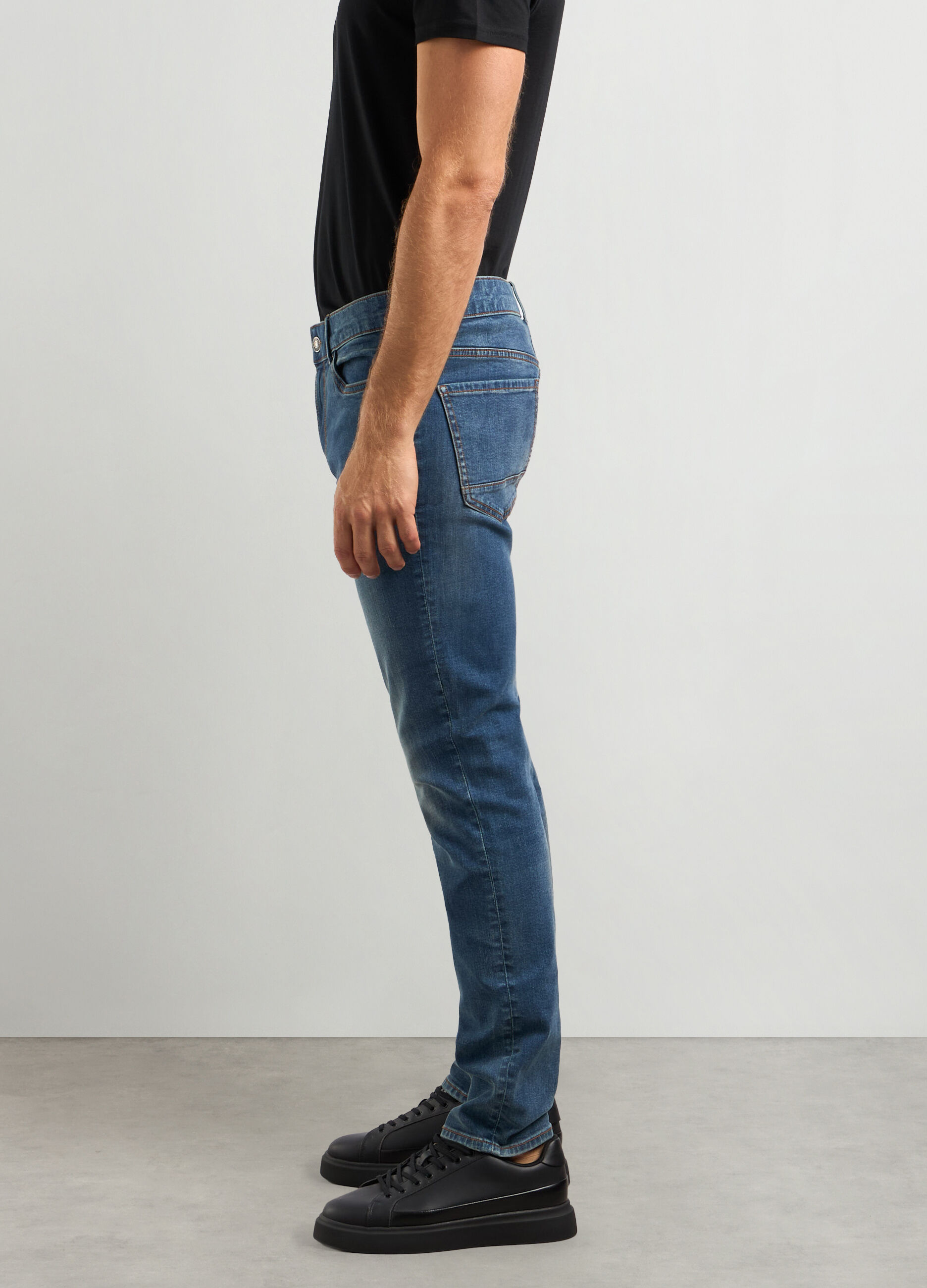 Jeans slim fit in cotone stretch uomo_2