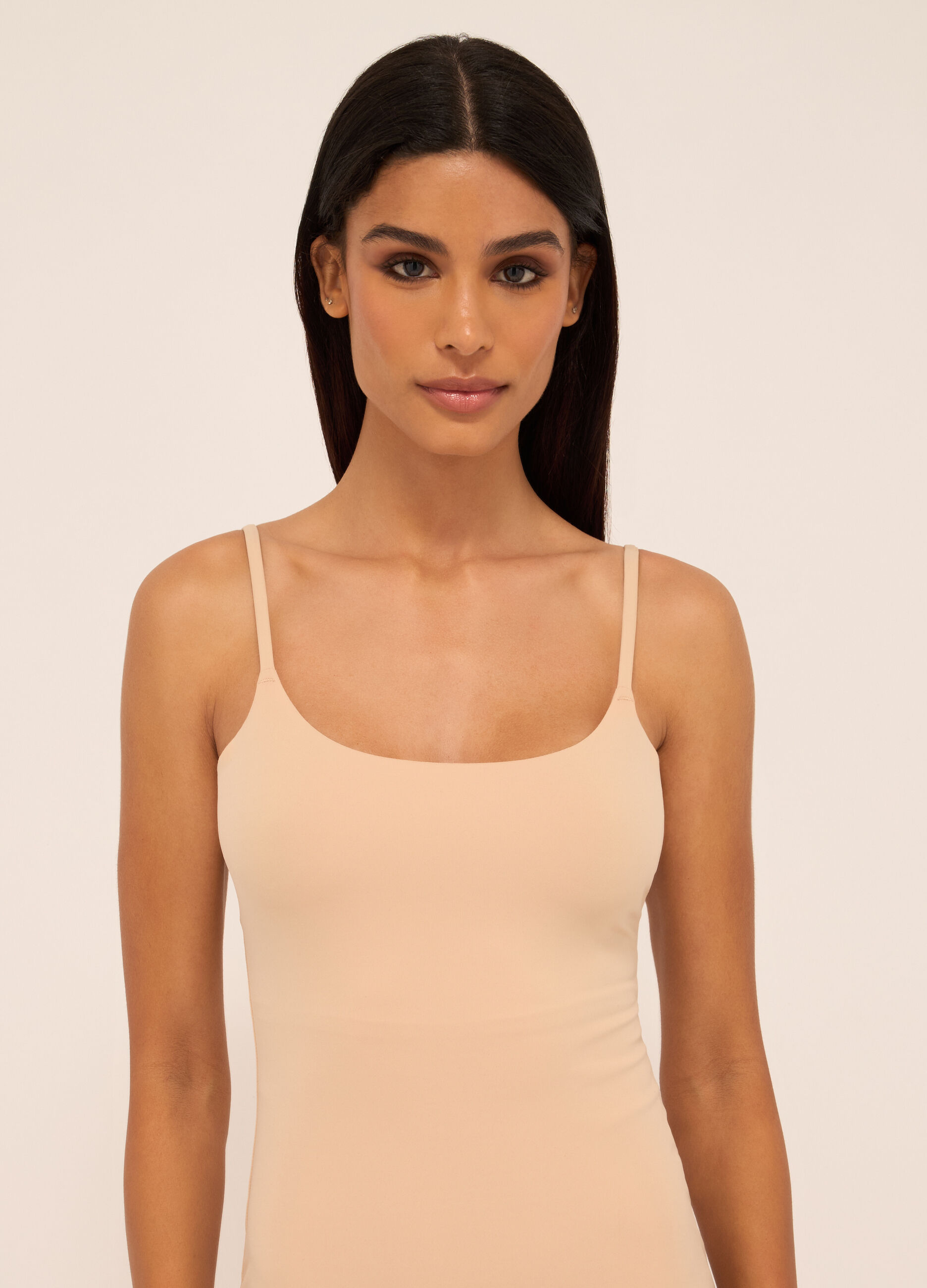 Sottoveste in cotone stretch donna_2