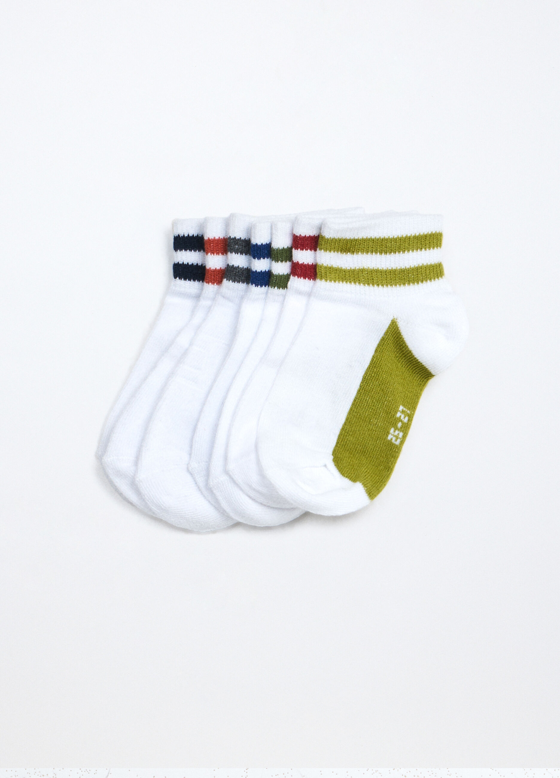 Pack 7 calzini corti misto cotone bambino_0
