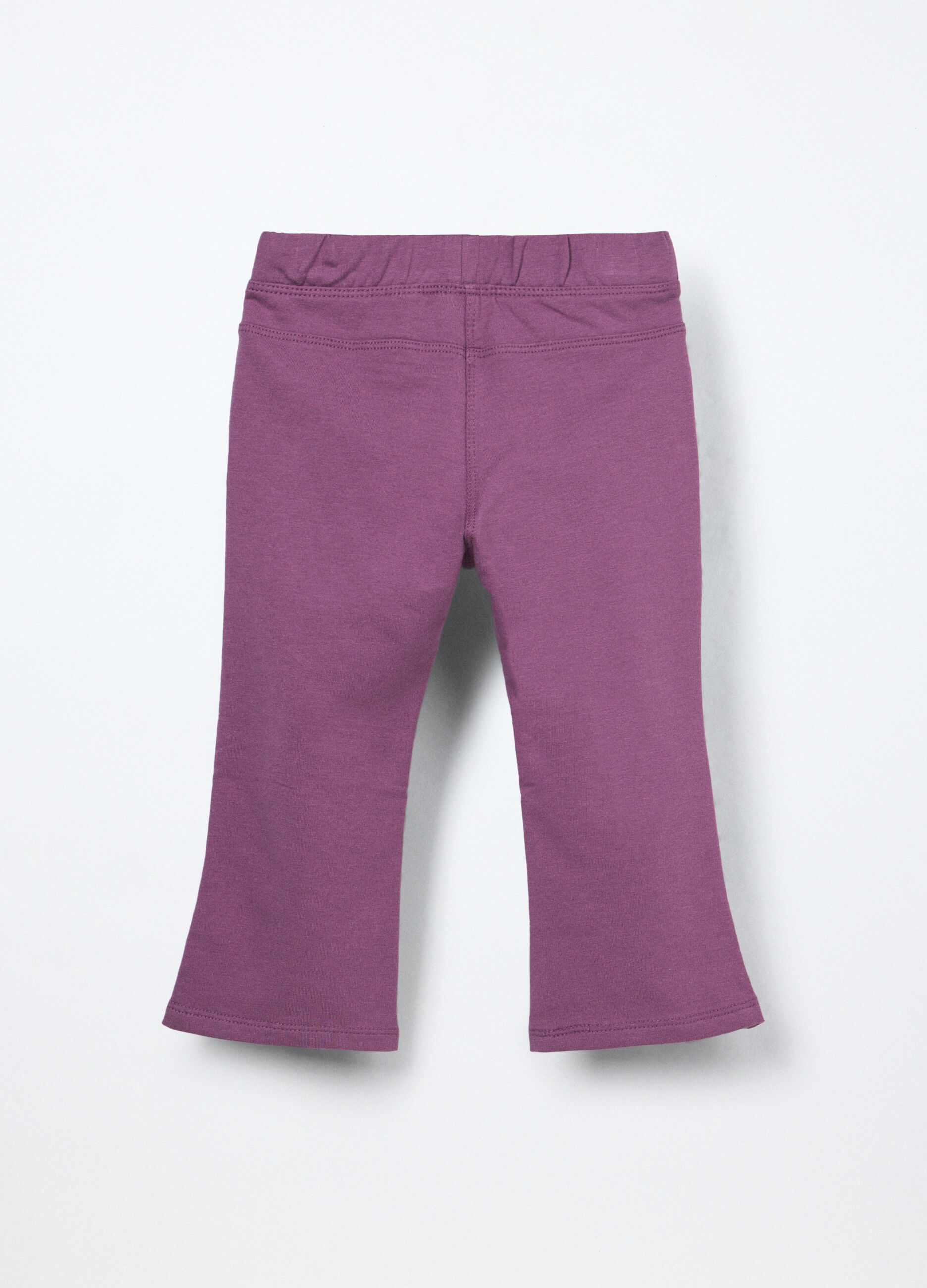 Treggings in french terry di cotone stretch neonata_1