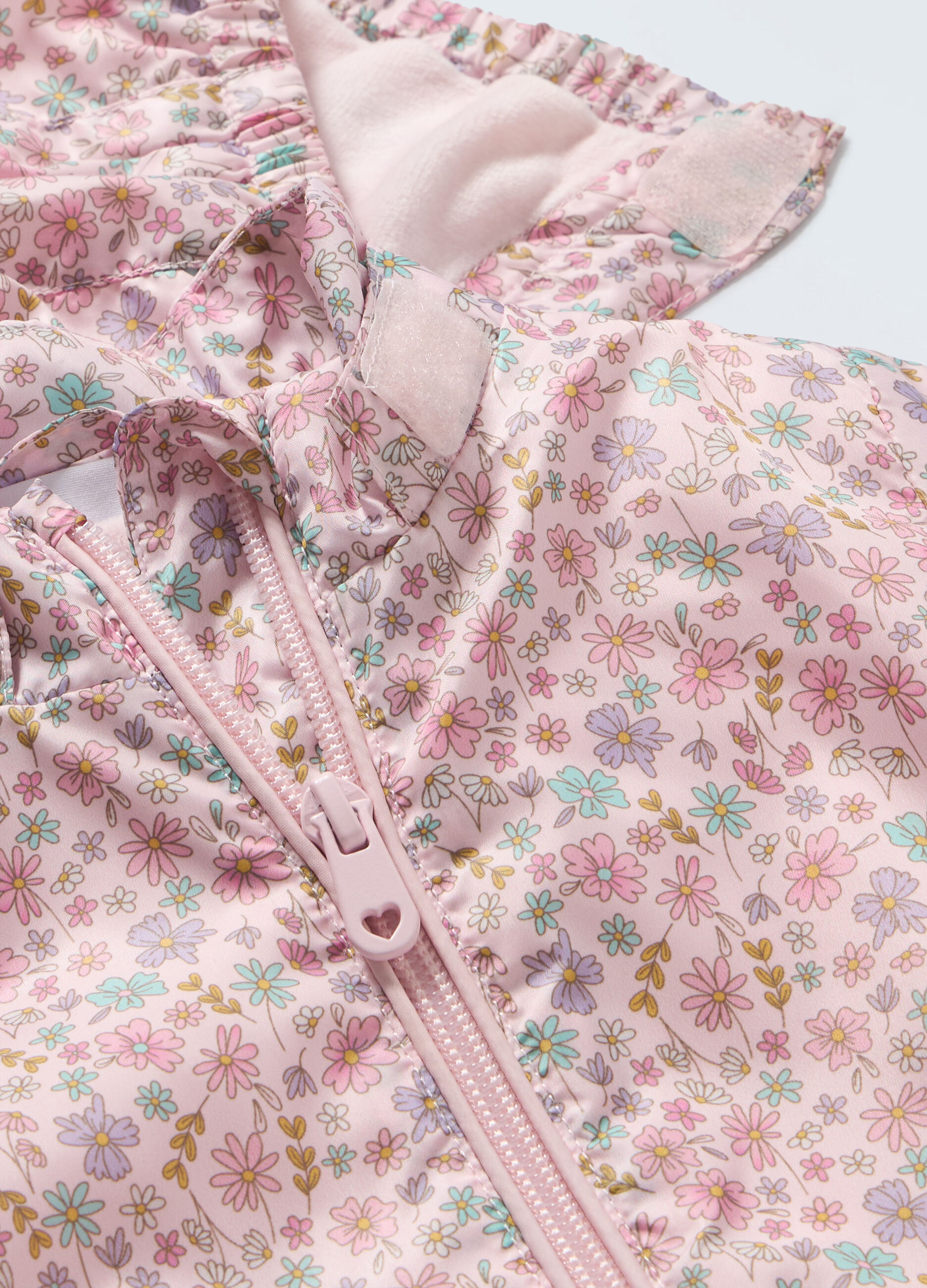 Giacca a vento impermeabile con stampa neonata_1