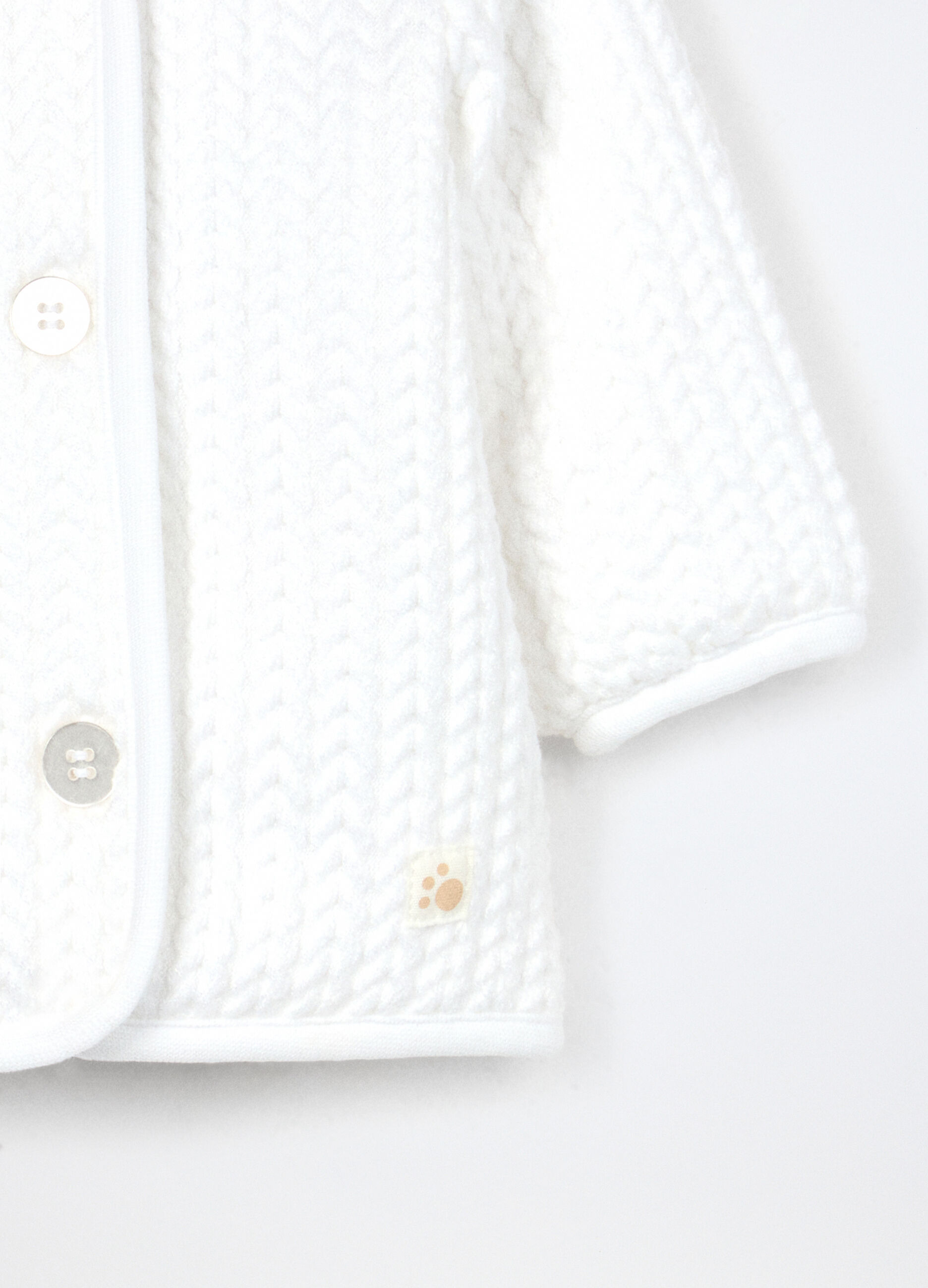 Cardigan velour doppio petto _2