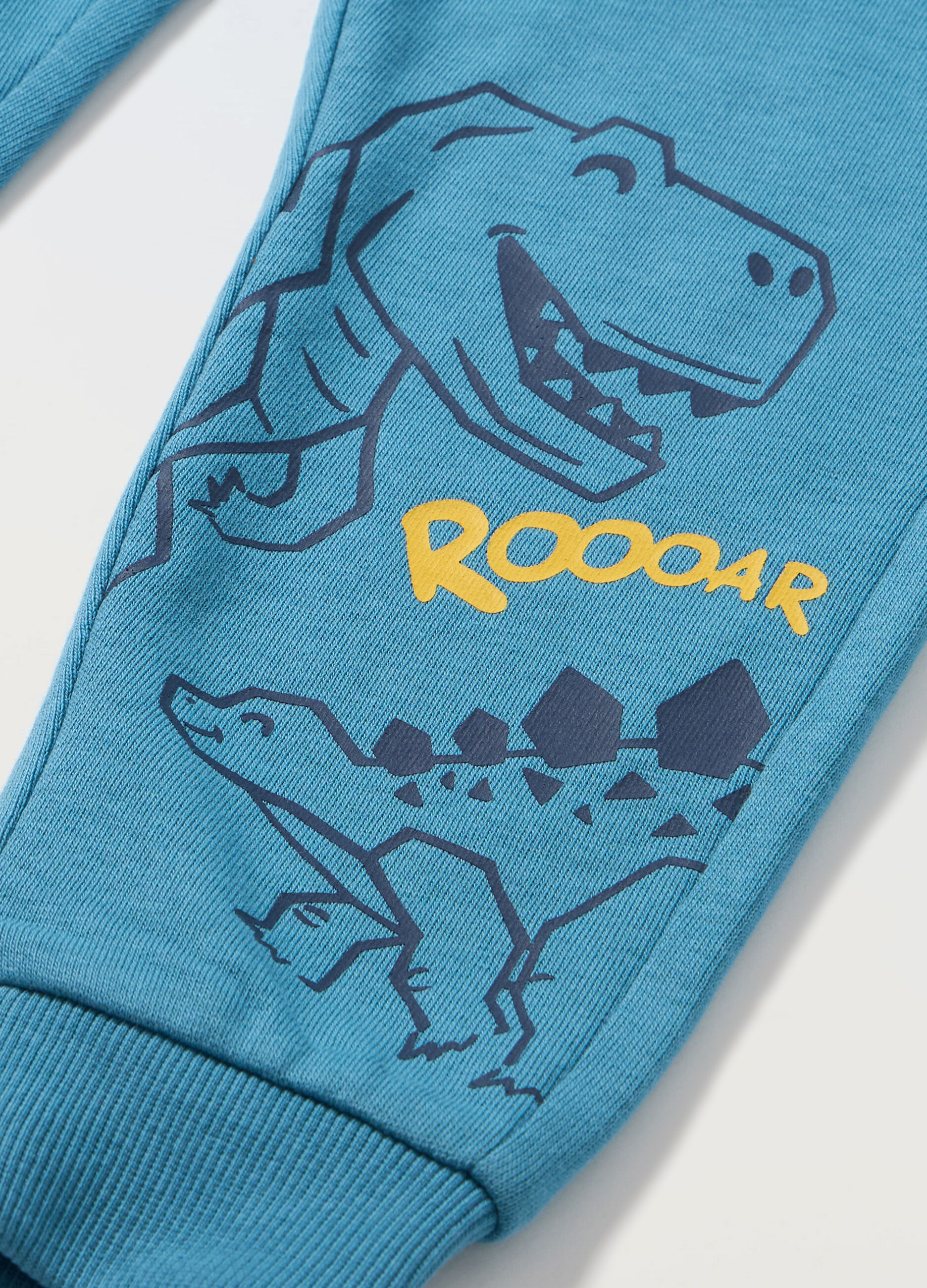 Jogger in puro cotone neonato_1