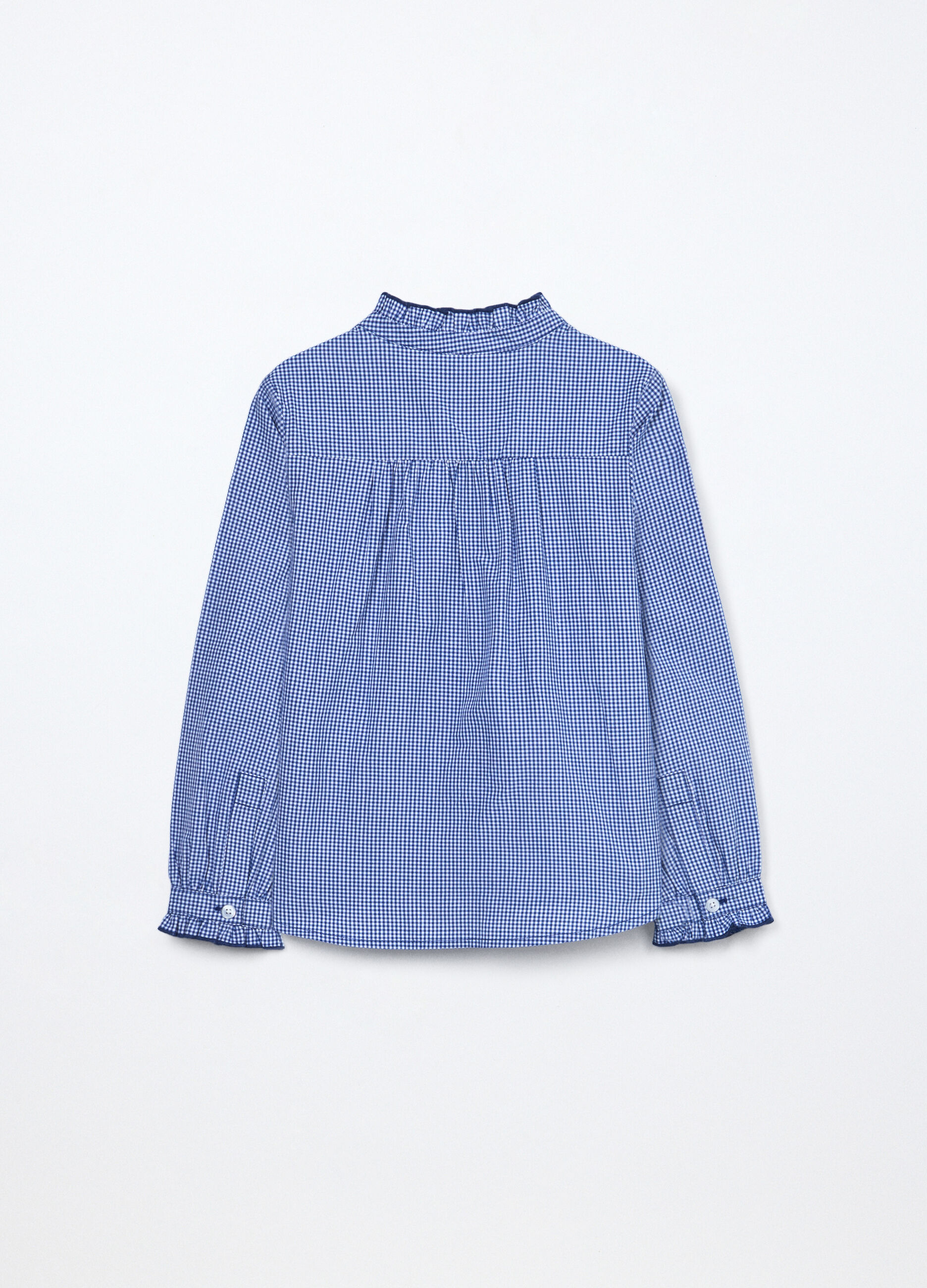 Camicia in popeline di puro cotone bambina_1