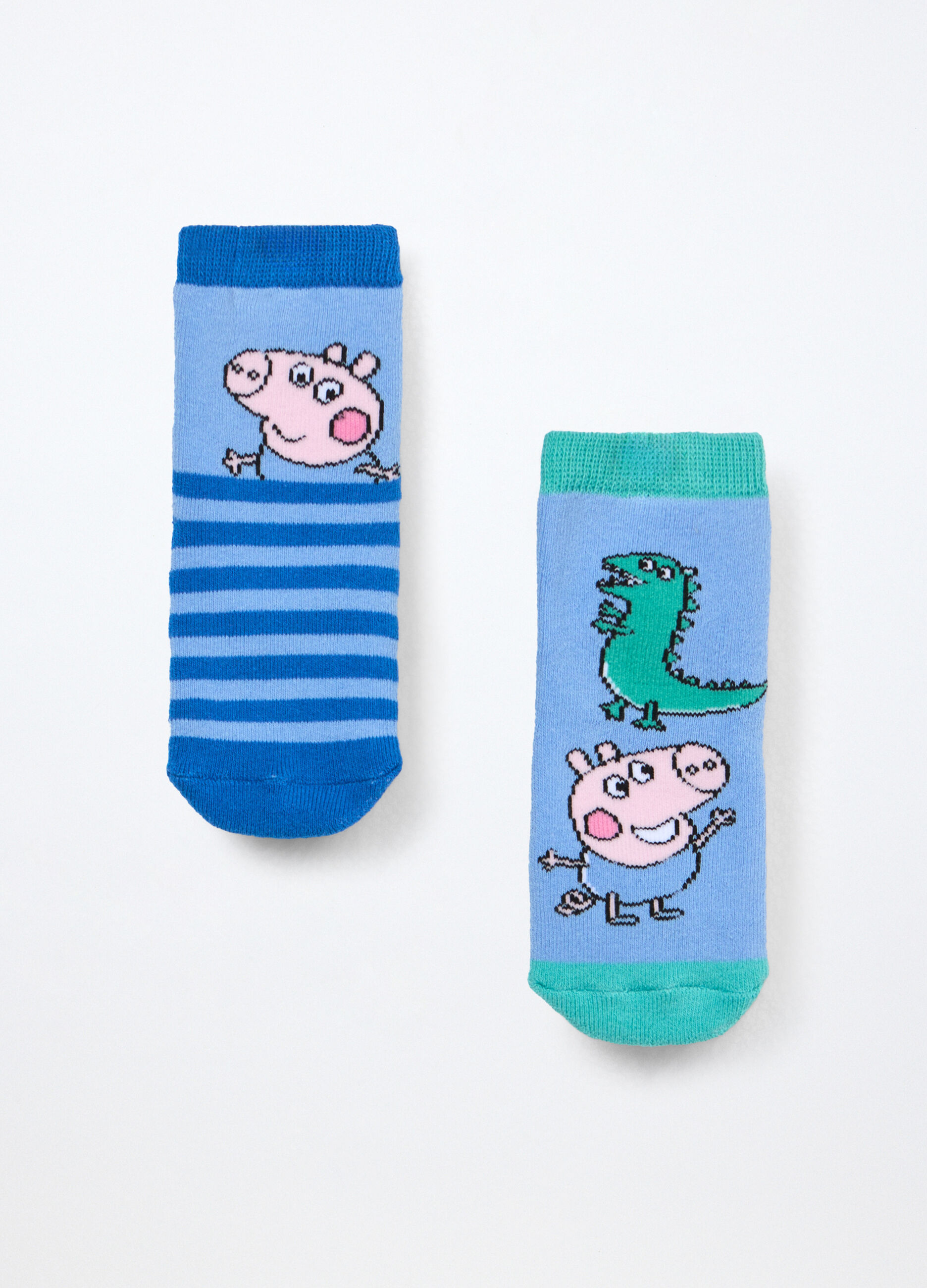 Pack 2 calze corte Peppa Pig antiscivolo neonato_1