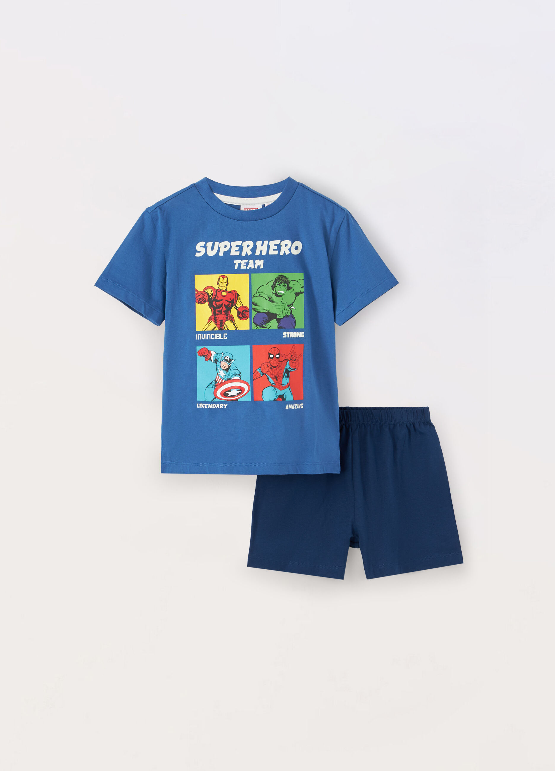 Set pigiama corto Marvel bambino_0