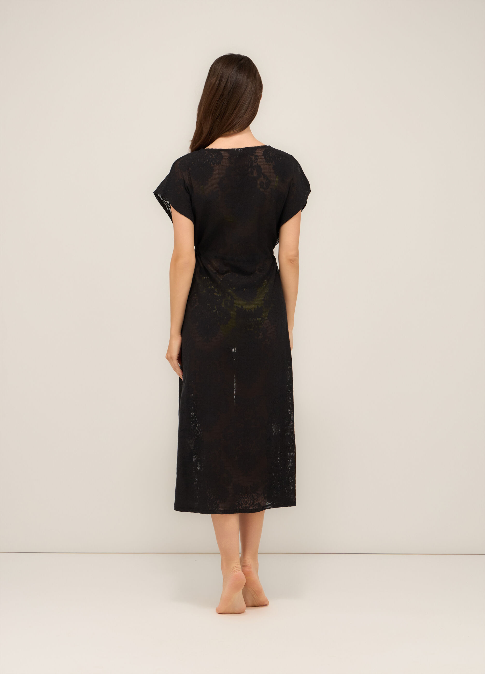 Copricostume kimono misto cotone donna_1