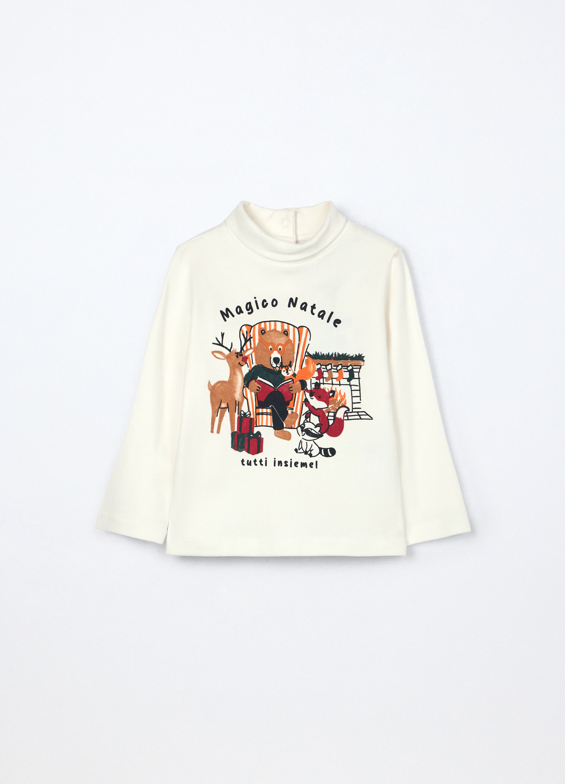 Lupetto in interlock di puro cotone neonato_0