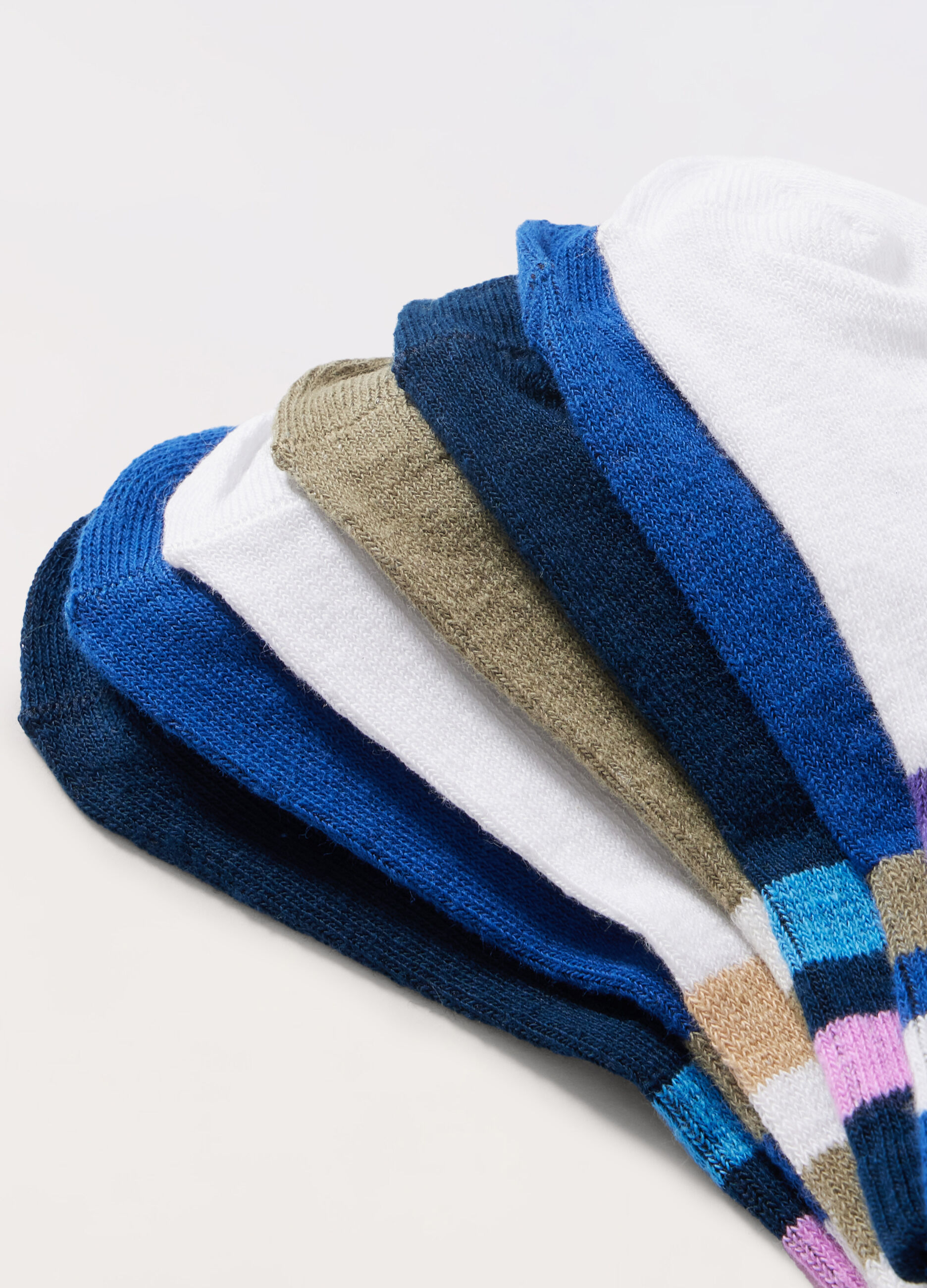 Pack 7 calzini corti misto cotone _1