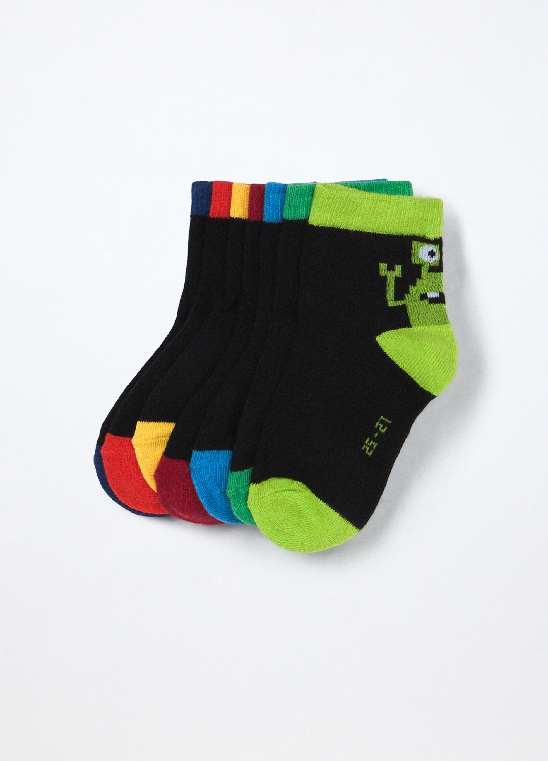 Pack 7 calze misto cotone bambino_1