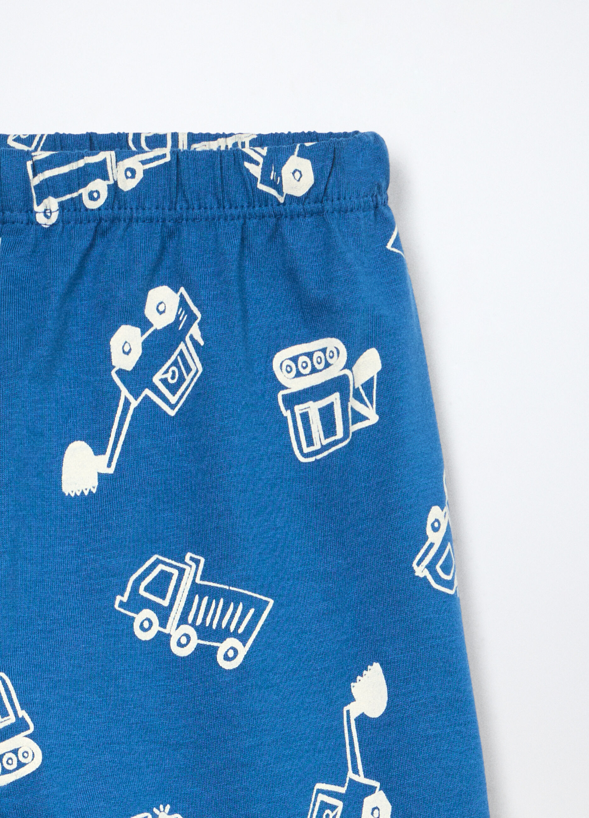 Set pigiama lungo in jersey di puro cotone neonato_3