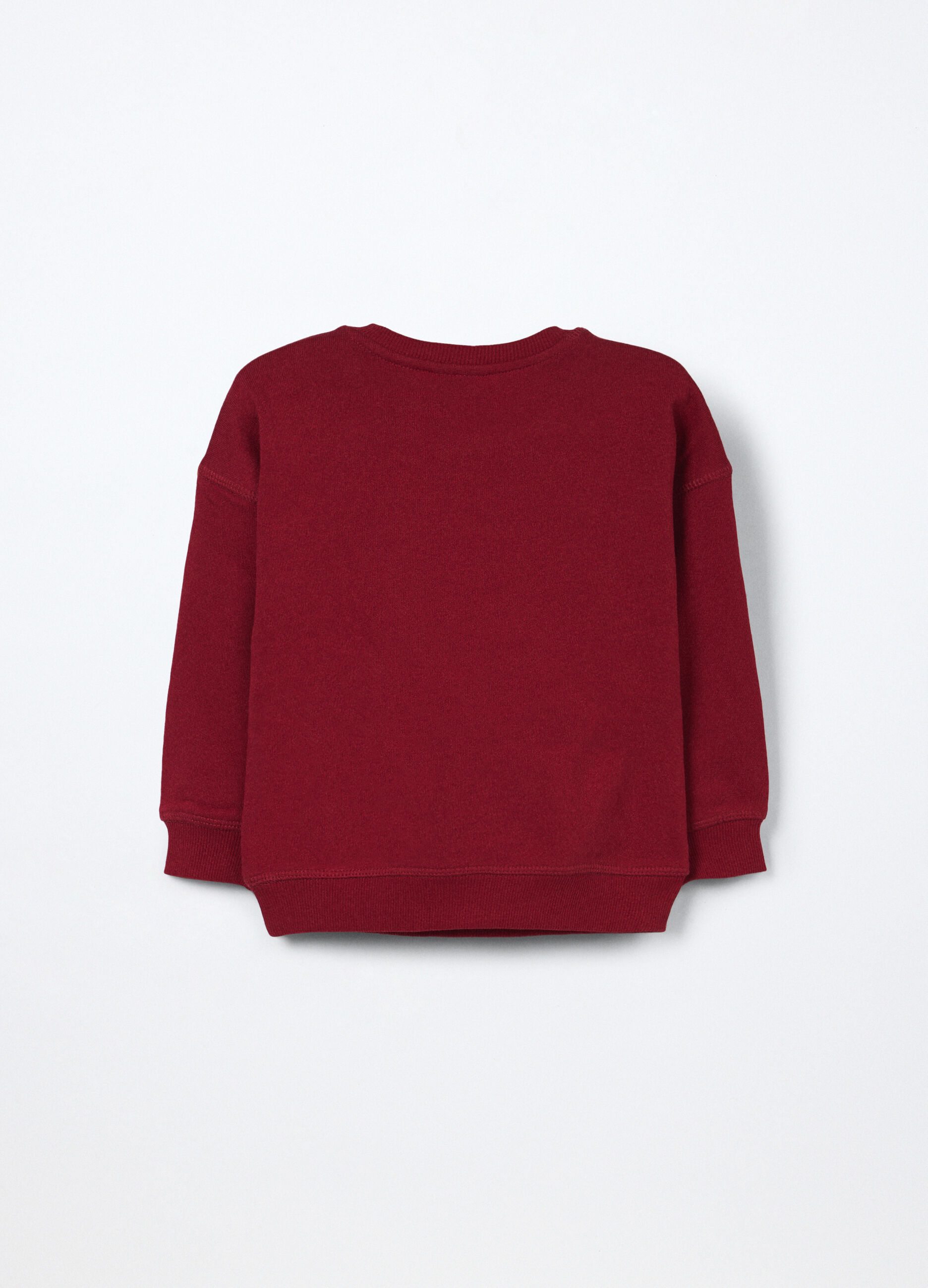 Felpa in french terry di puro cotone neonato_1